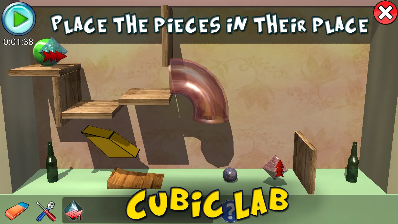 Cubic Lab 3D: Puzzle pieces &  | Indus Appstore | Screenshot