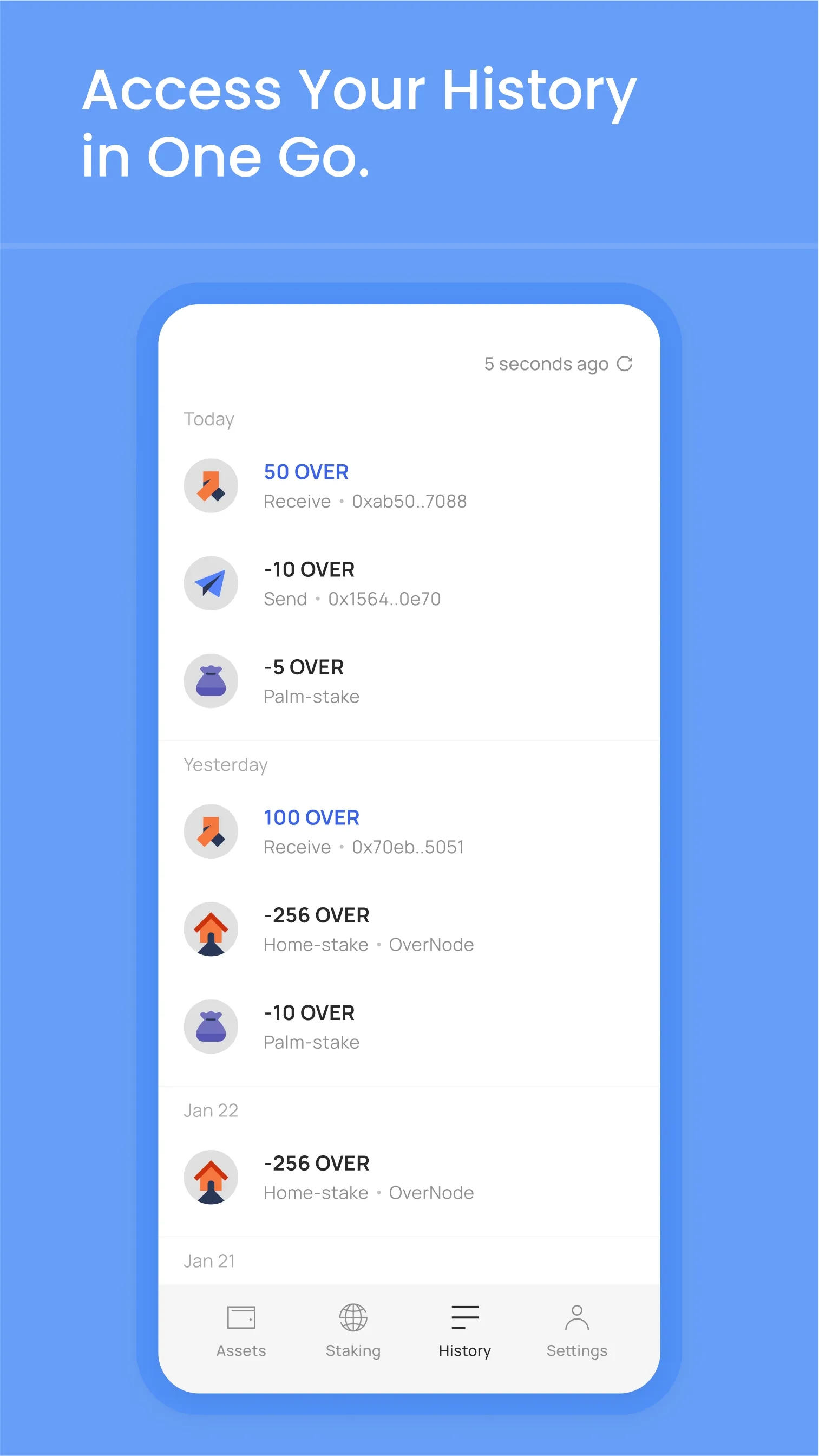 OverWallet: for Over Protocol | Indus Appstore | Screenshot
