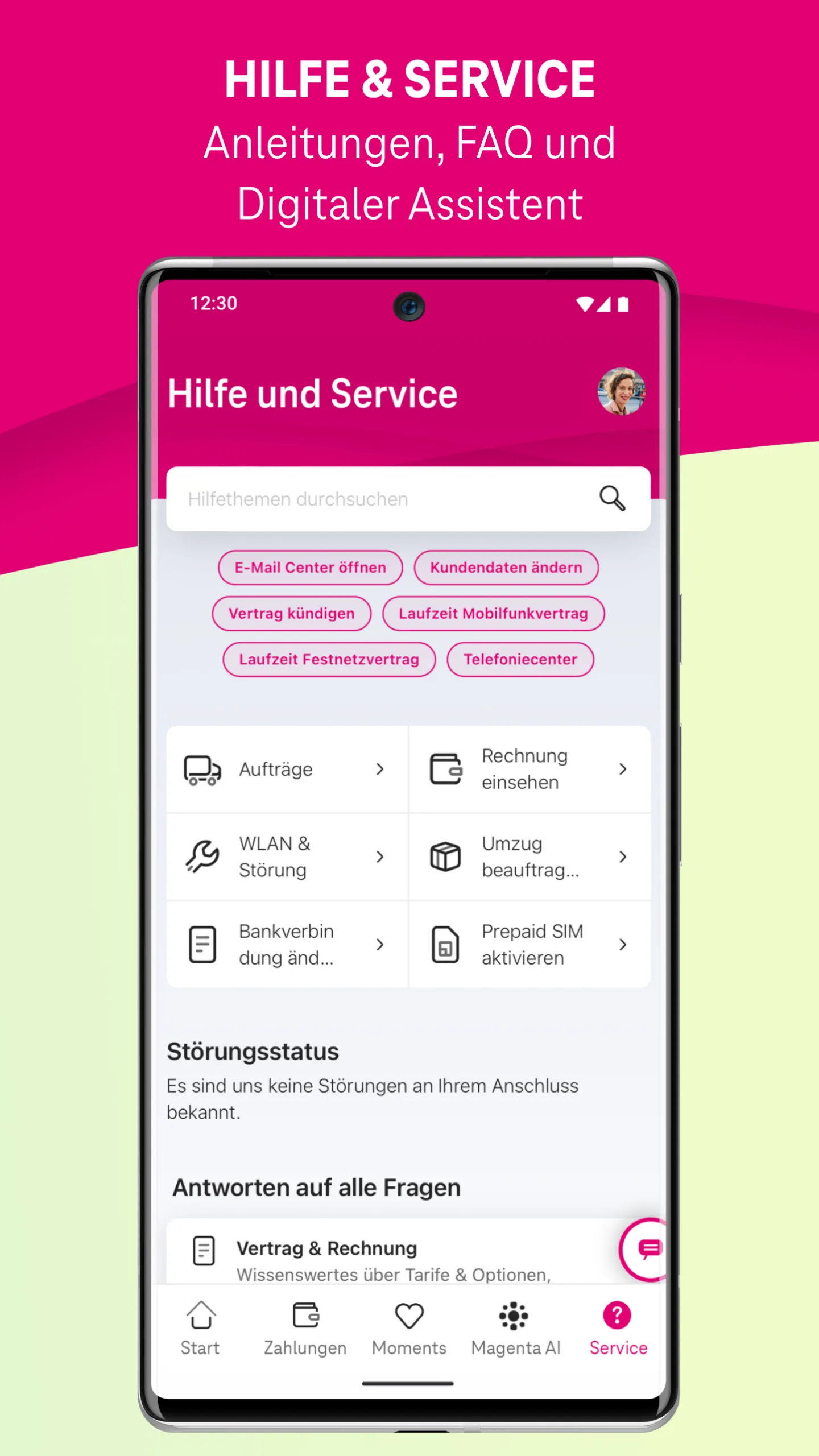 MeinMagenta: Handy & Festnetz | Indus Appstore | Screenshot