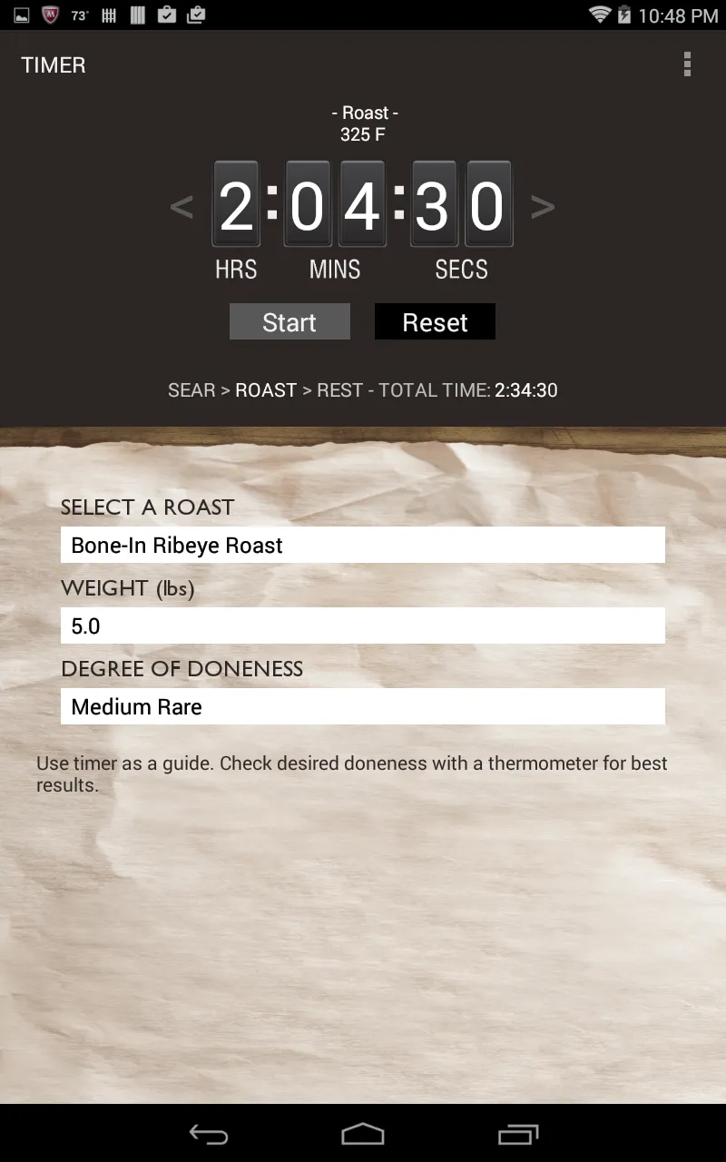 Roast Perfect | Indus Appstore | Screenshot