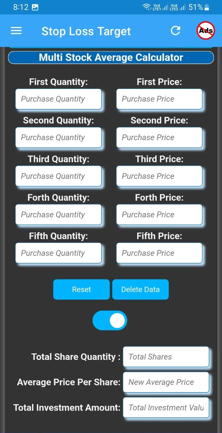 Stop Loss & Target Calculator | Indus Appstore | Screenshot