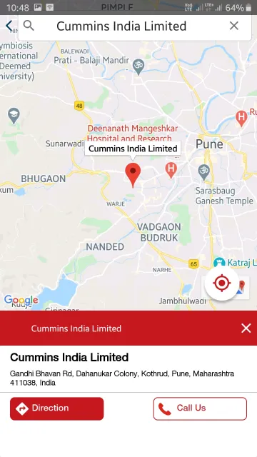 Cummins Saathi | Indus Appstore | Screenshot