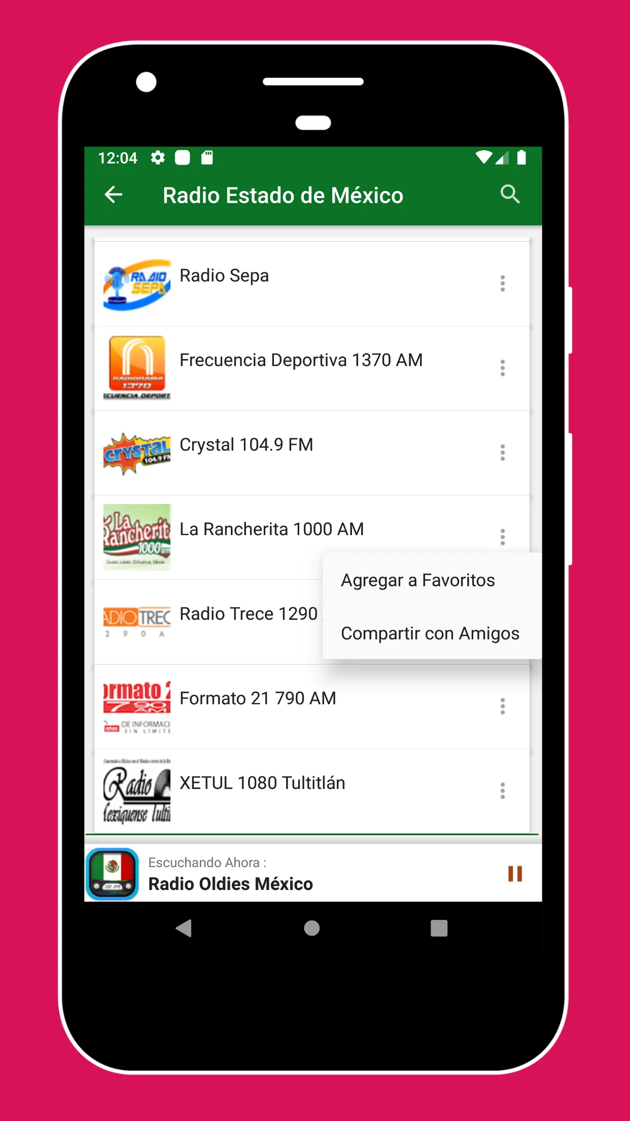 Radio Mexico + Radio Mexico FM | Indus Appstore | Screenshot