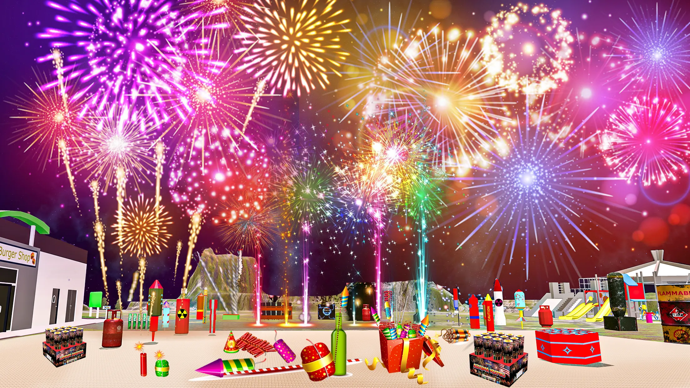 Fireworks Games Simulator 2024 | Indus Appstore | Screenshot