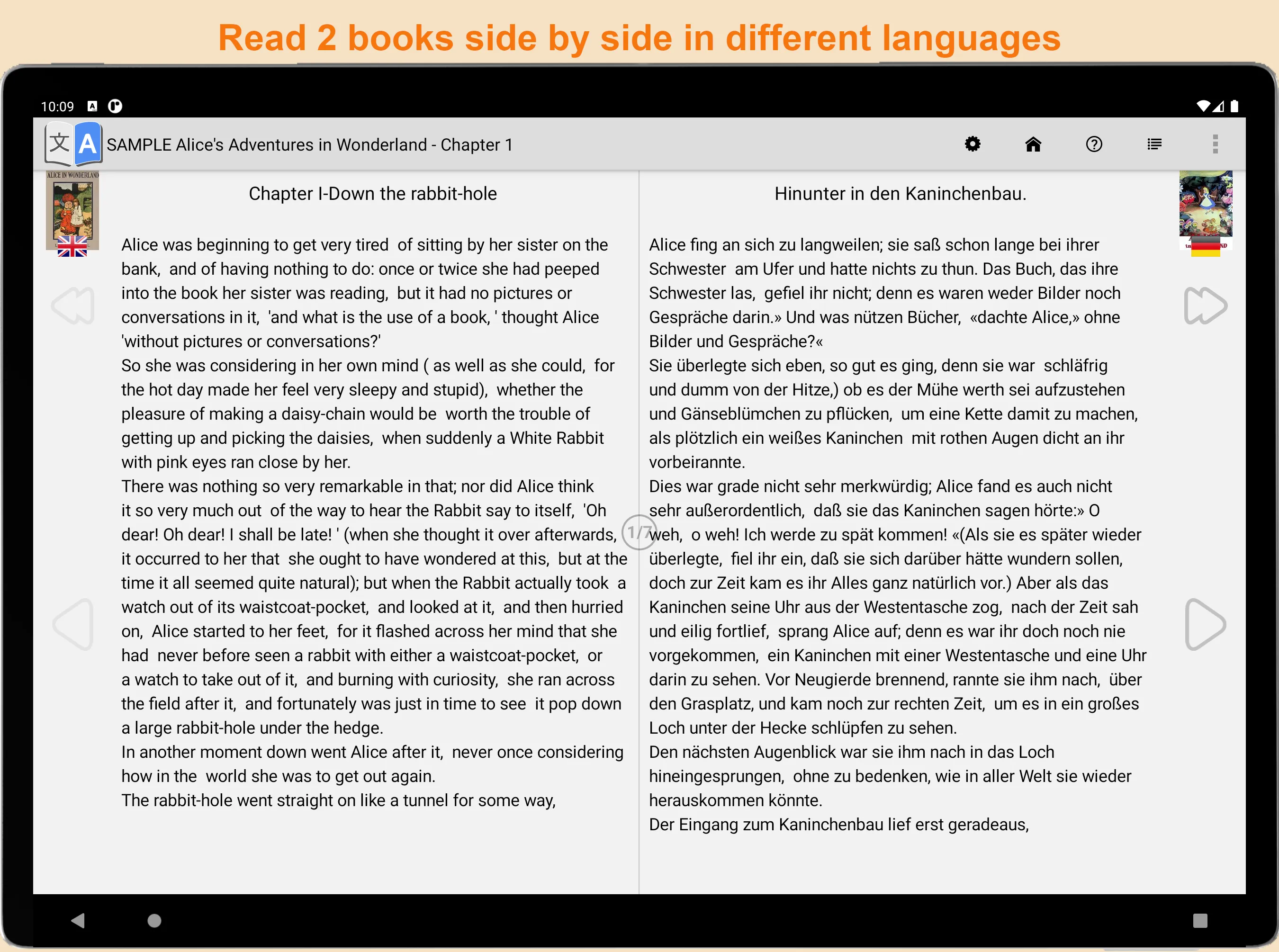 Bilingual book reader | Indus Appstore | Screenshot