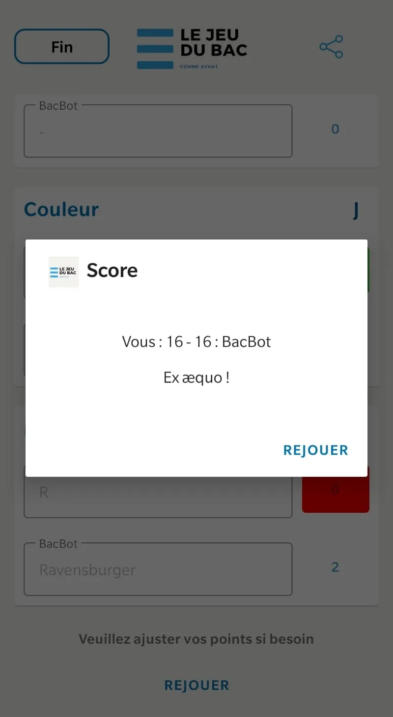 Le Jeu du Bac, comme avant ! | Indus Appstore | Screenshot