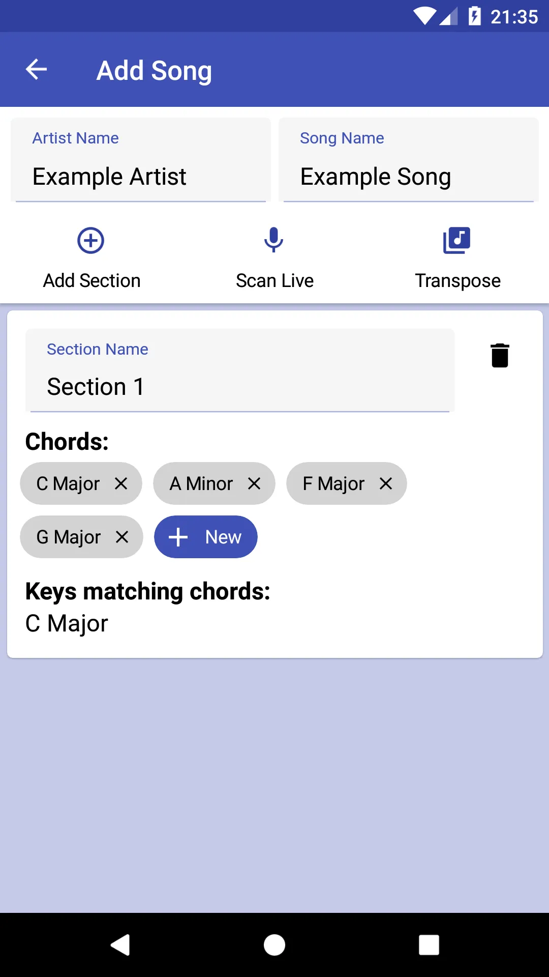 Song Key Finder | Indus Appstore | Screenshot