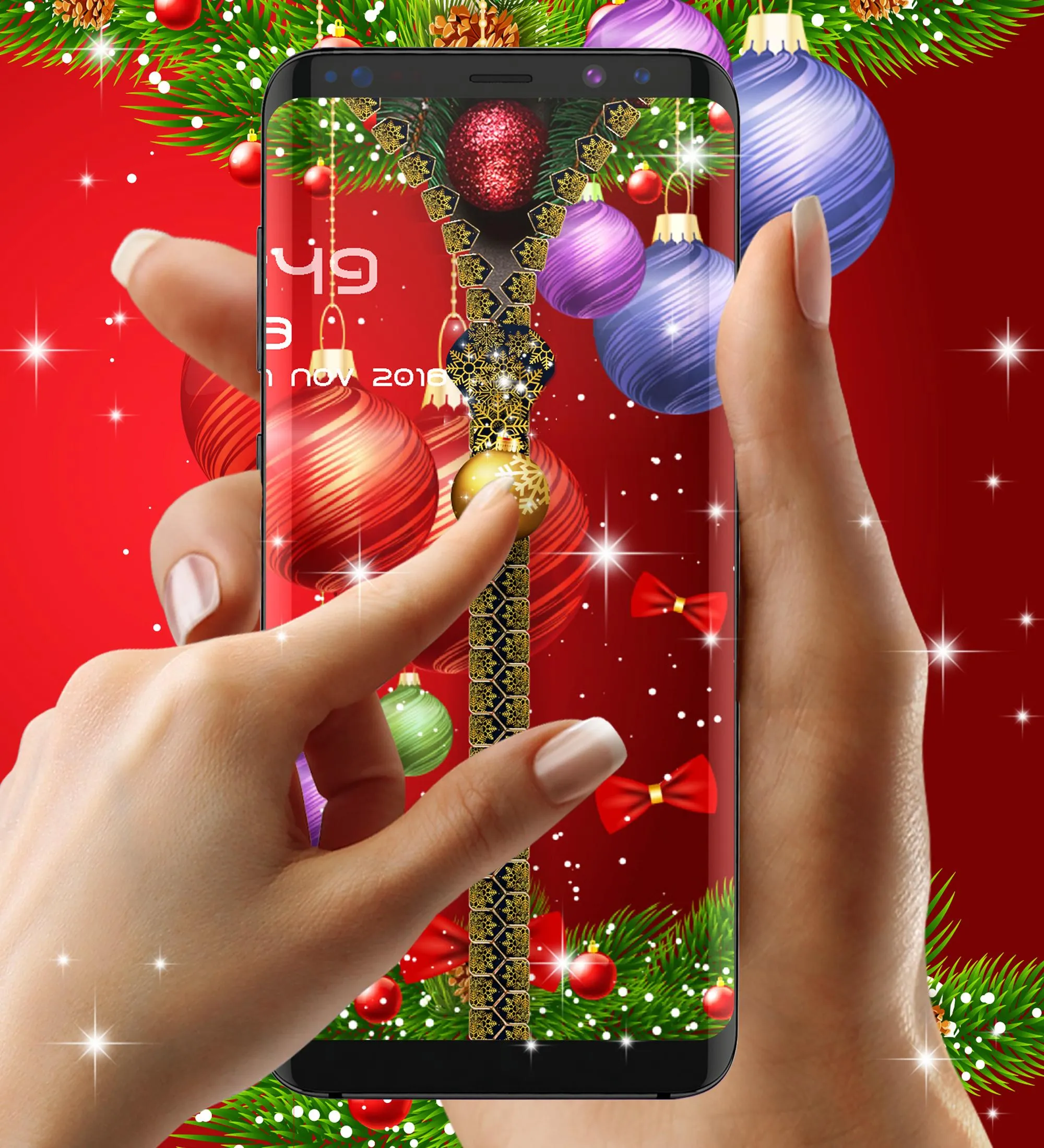 Christmas lock screen | Indus Appstore | Screenshot