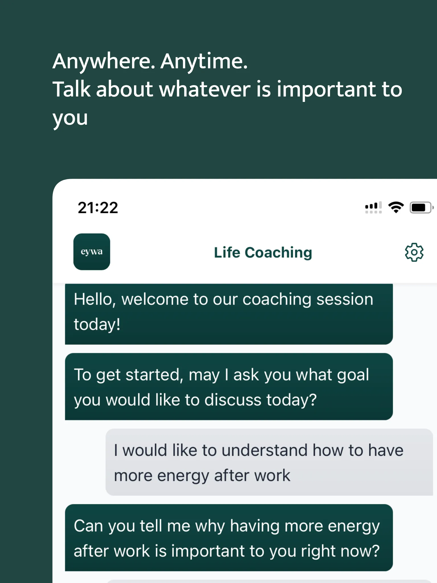 Eywa AI: Coach & Mindfulness | Indus Appstore | Screenshot