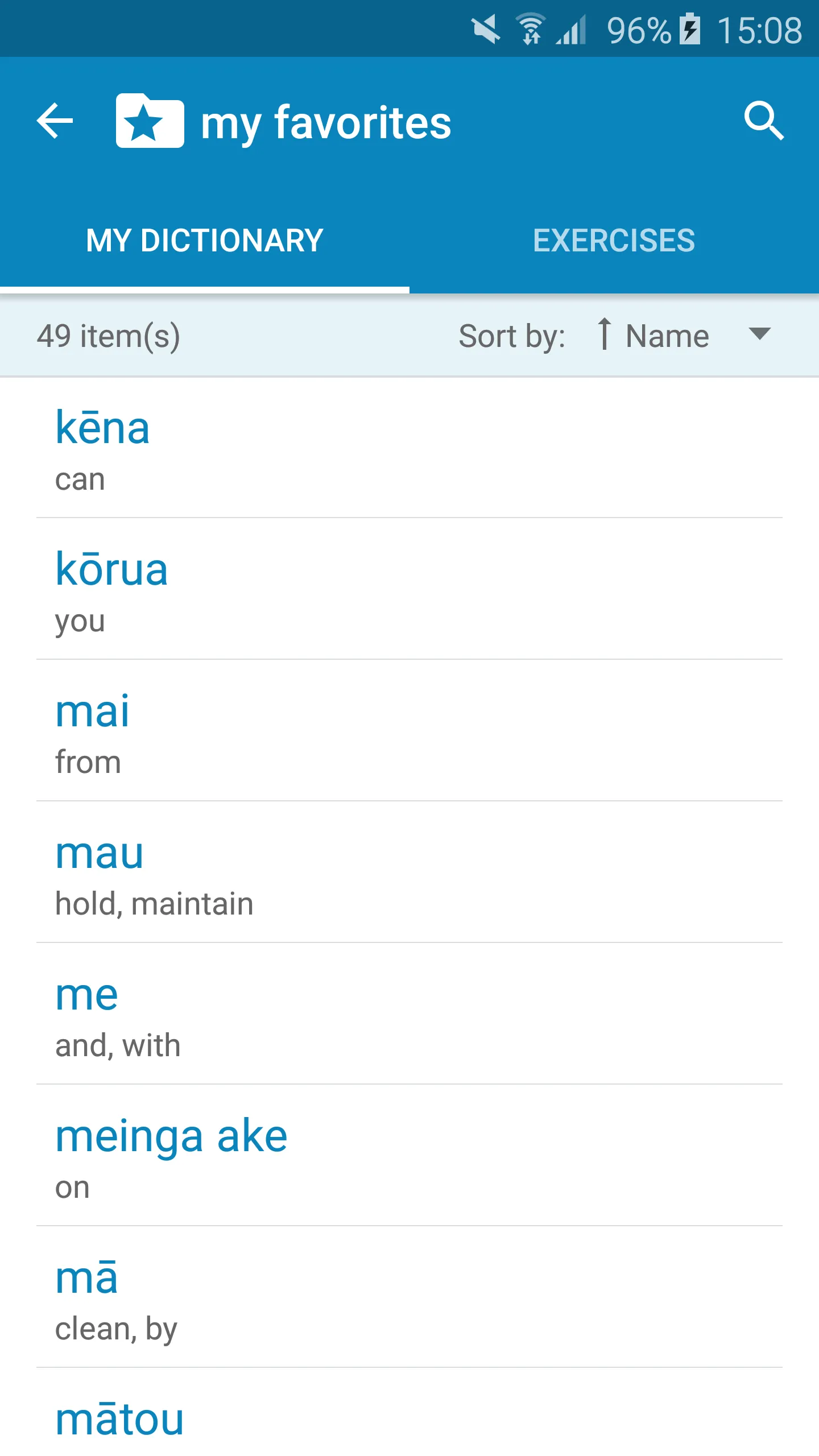 Maori-English Dictionary | Indus Appstore | Screenshot