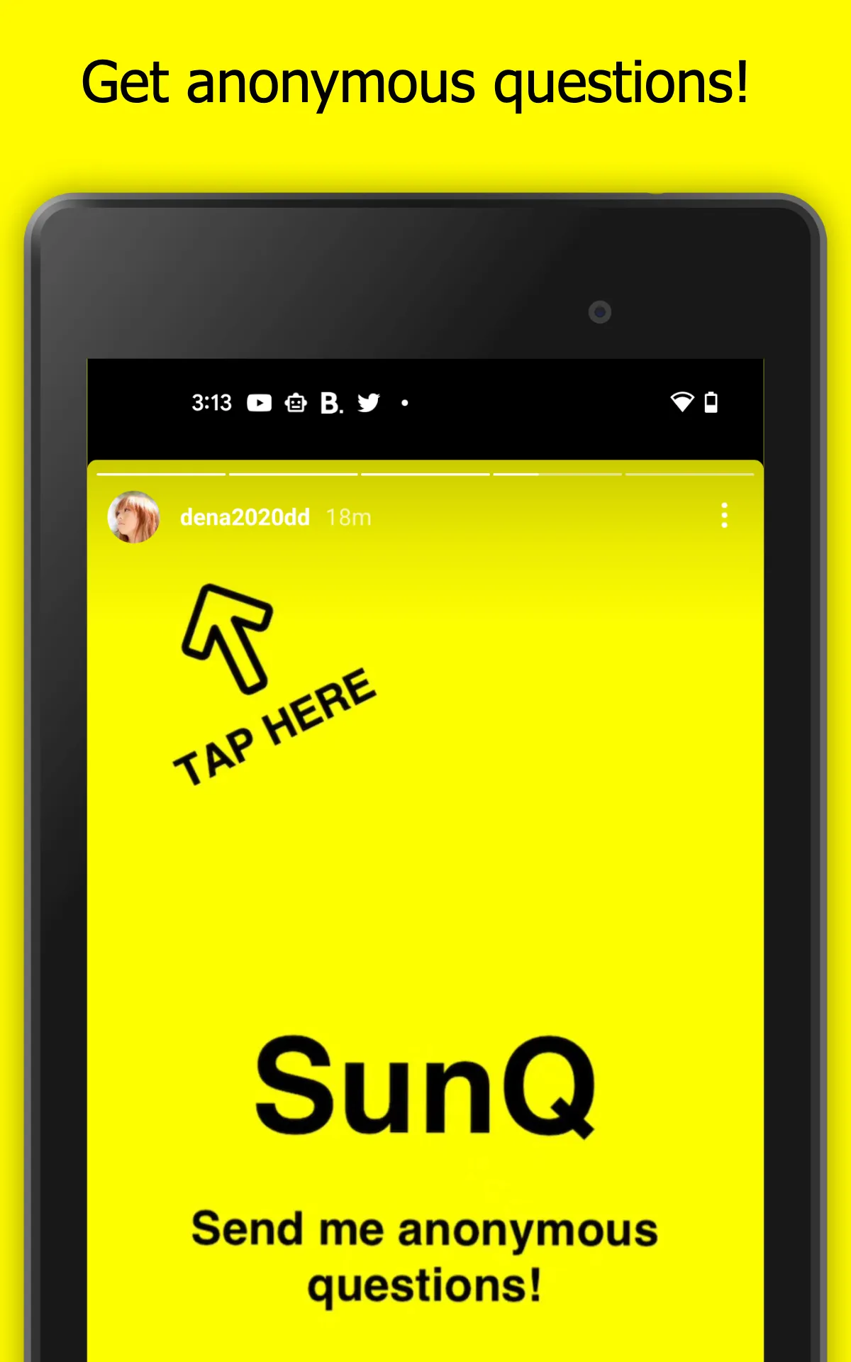 SunQ - anonymous q&a | Indus Appstore | Screenshot