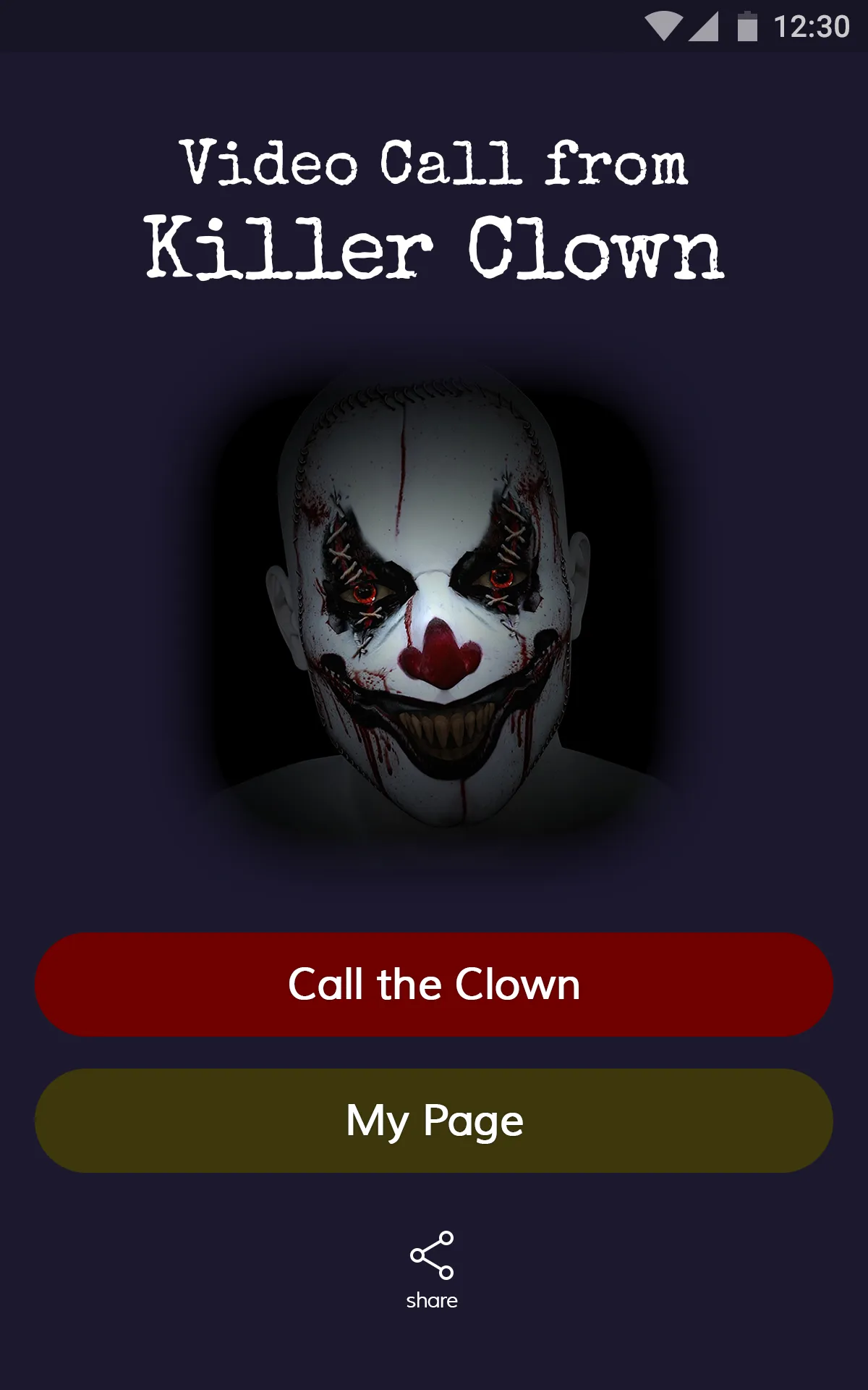 Video Call from Killer Clown - | Indus Appstore | Screenshot