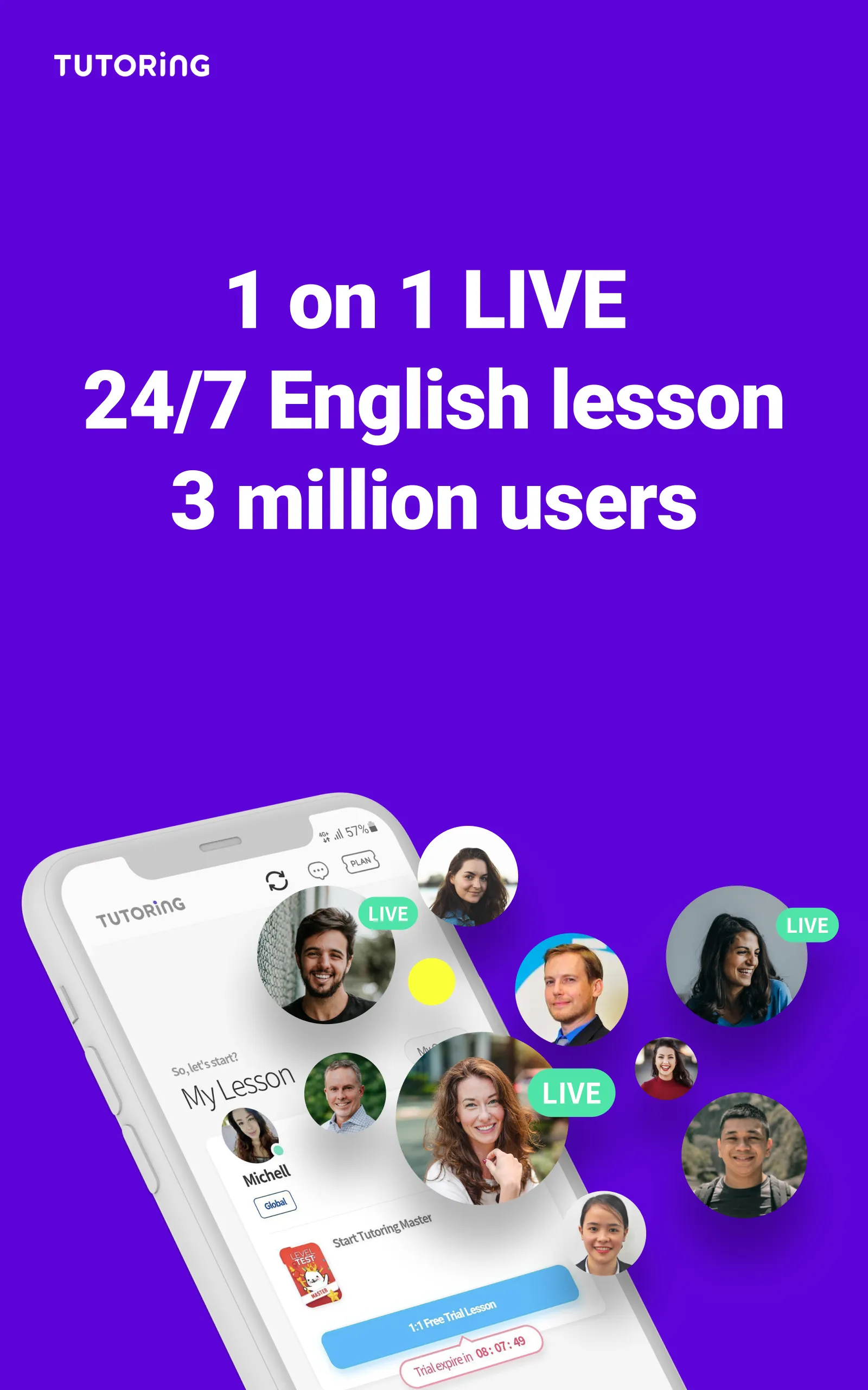 TUTORING | 24/7 Learn English | Indus Appstore | Screenshot