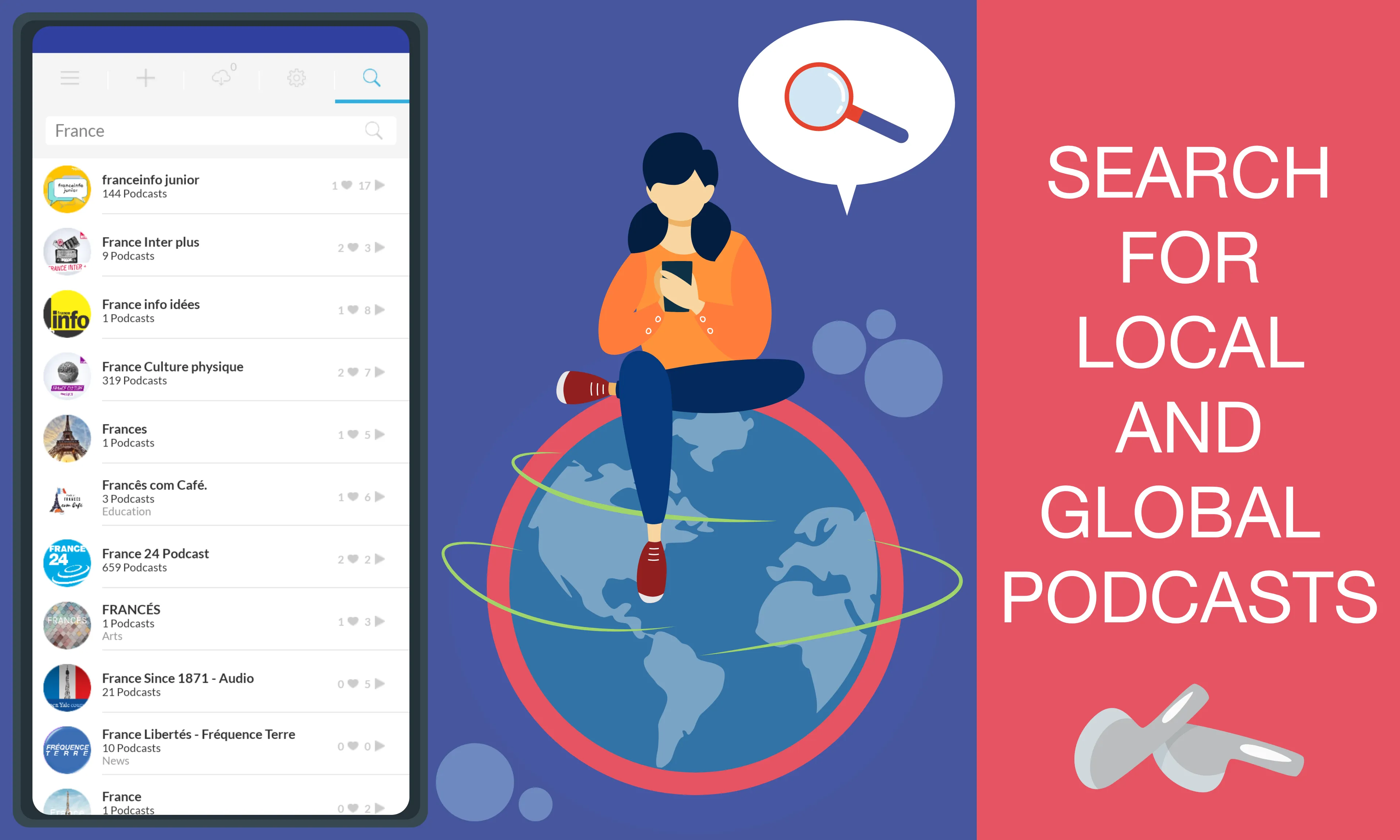 France Podcast | France & Glob | Indus Appstore | Screenshot