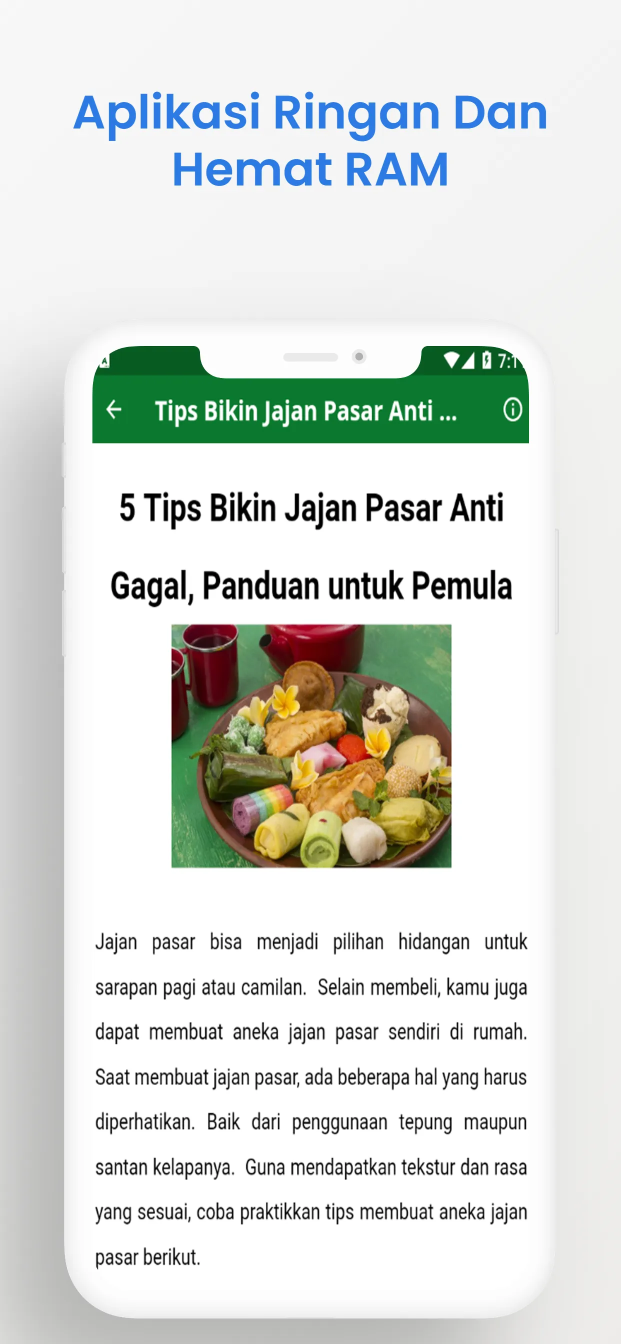 Resep Jajanan Pasar Lengkap | Indus Appstore | Screenshot