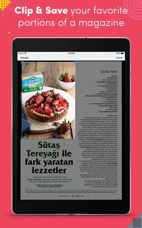 Lezzet Dergisi | Indus Appstore | Screenshot