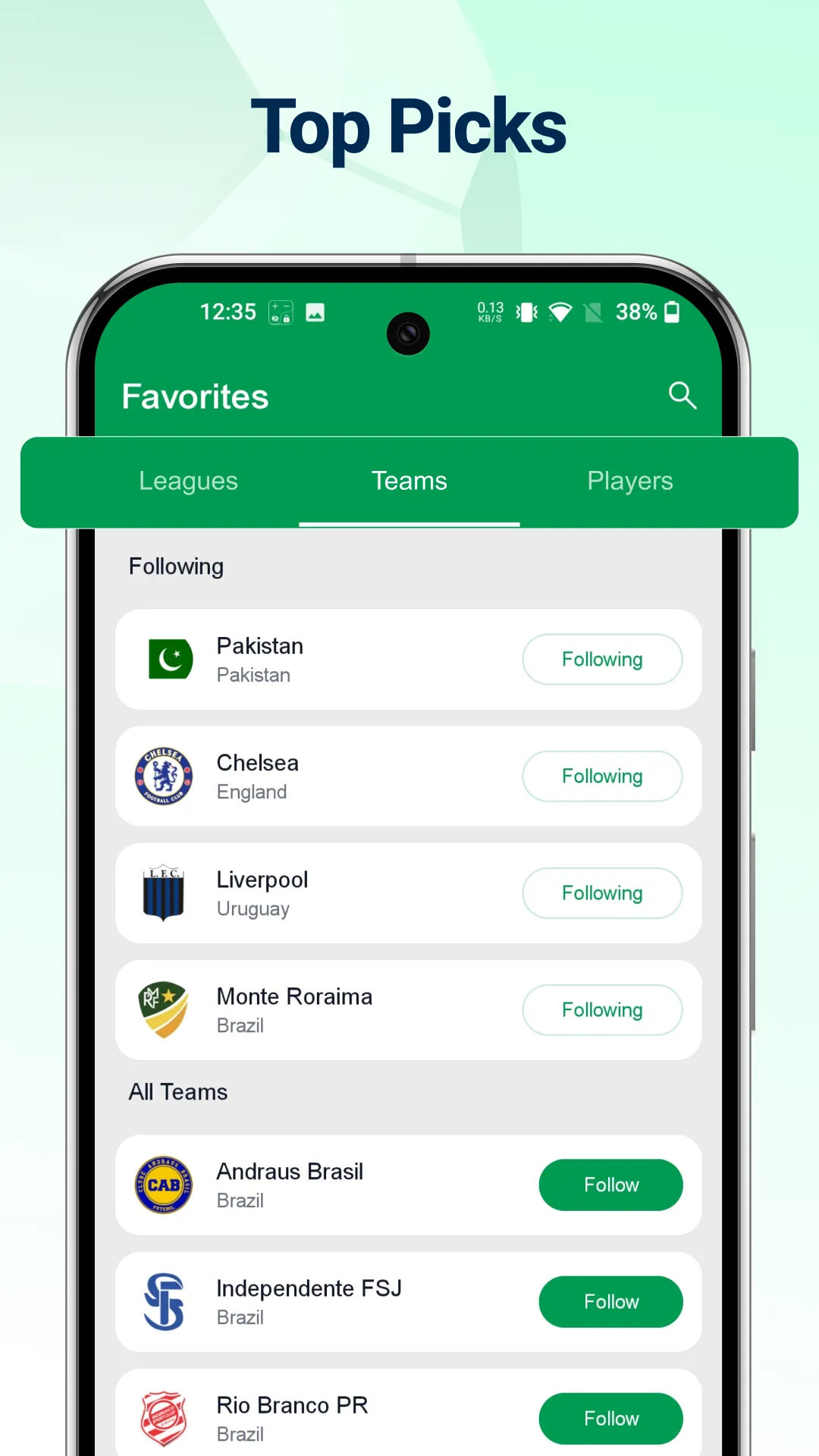 Football Live Score: Soccer | Indus Appstore | Screenshot