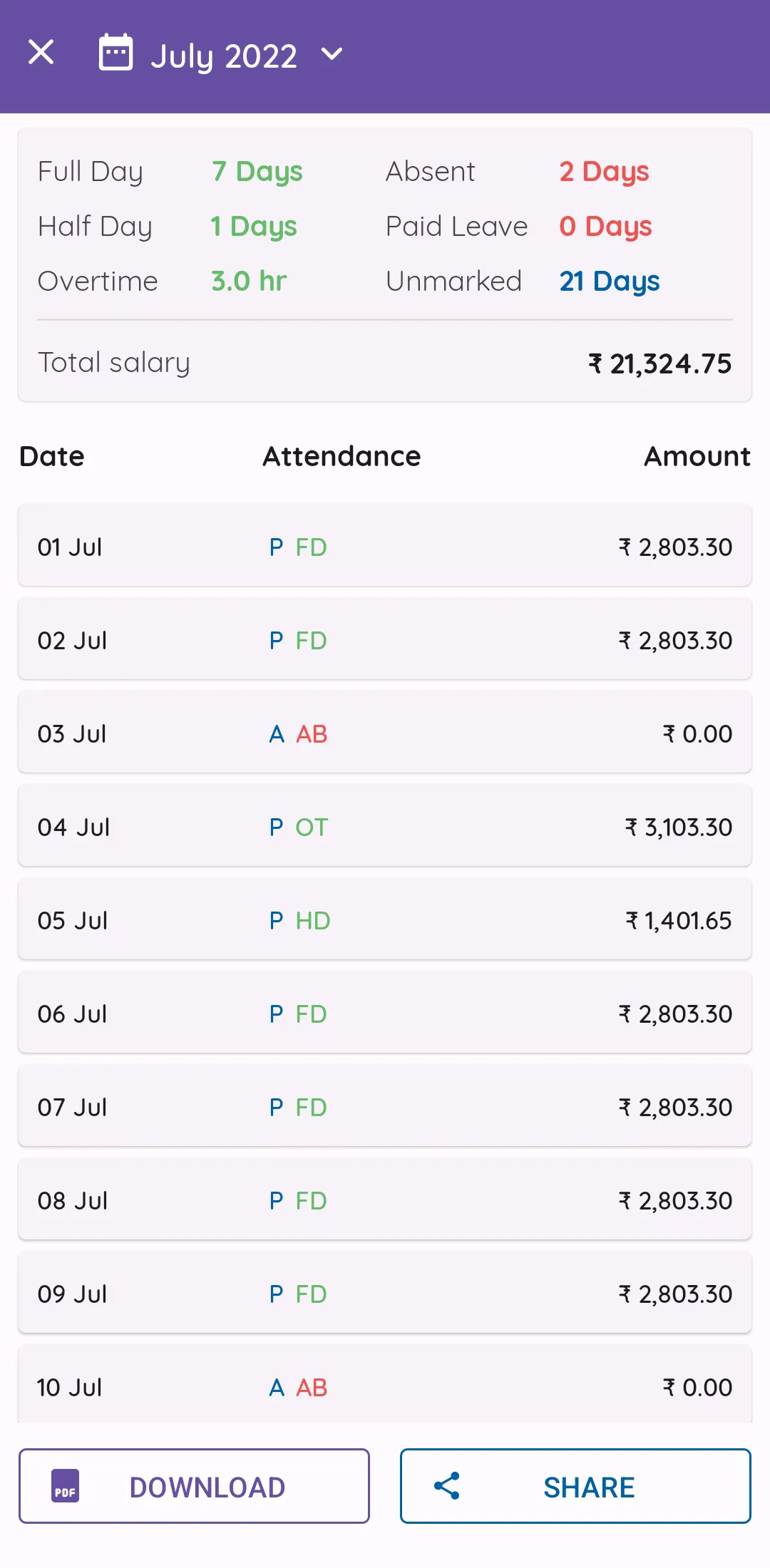 myProject - Manage Project | Indus Appstore | Screenshot