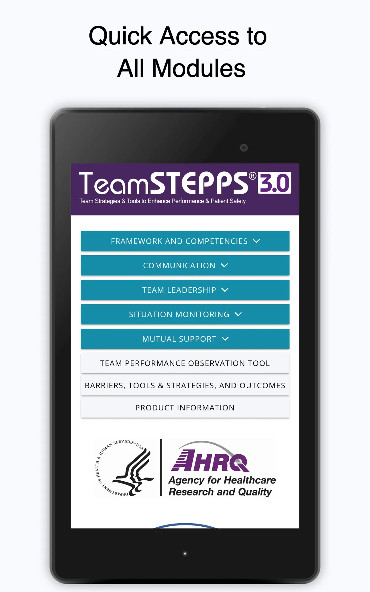 TeamSTEPPS 3.0 | Indus Appstore | Screenshot