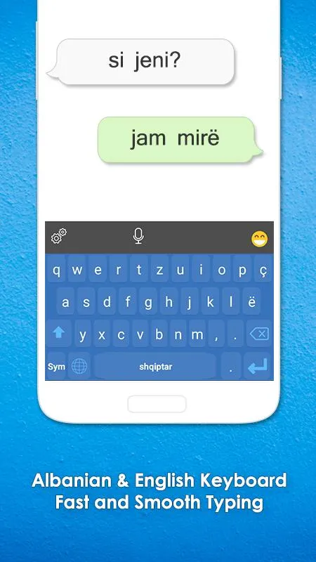 Albanian Language Keyboard | Indus Appstore | Screenshot