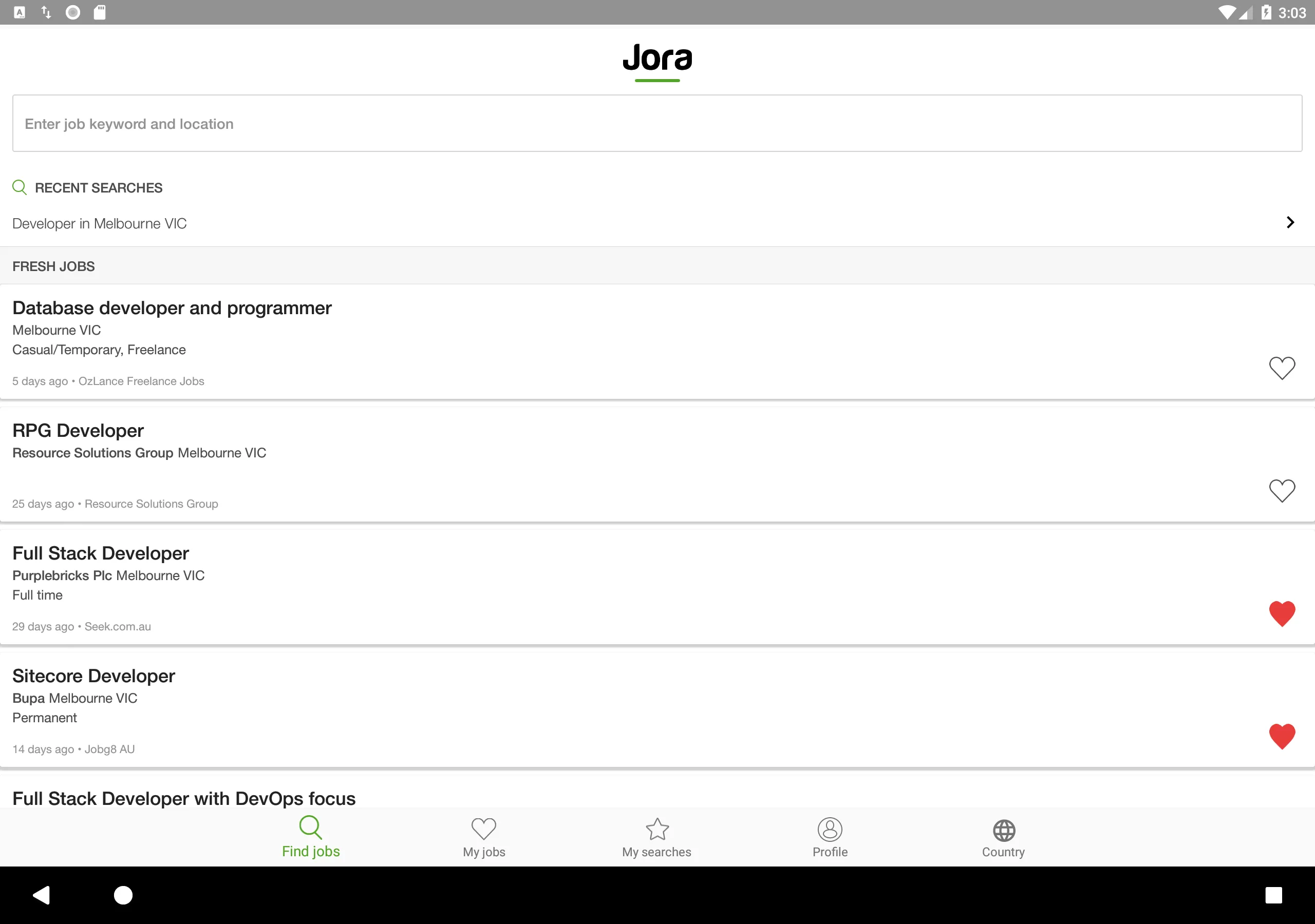 Jora Jobs - Job, Employment | Indus Appstore | Screenshot