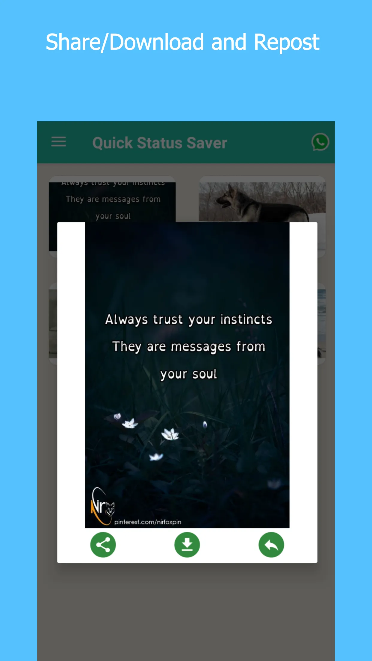 Quick Status Saver | Indus Appstore | Screenshot