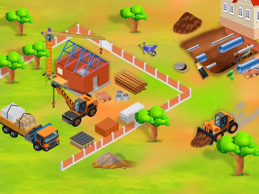 Little Builder - Truck Games | Indus Appstore | Screenshot