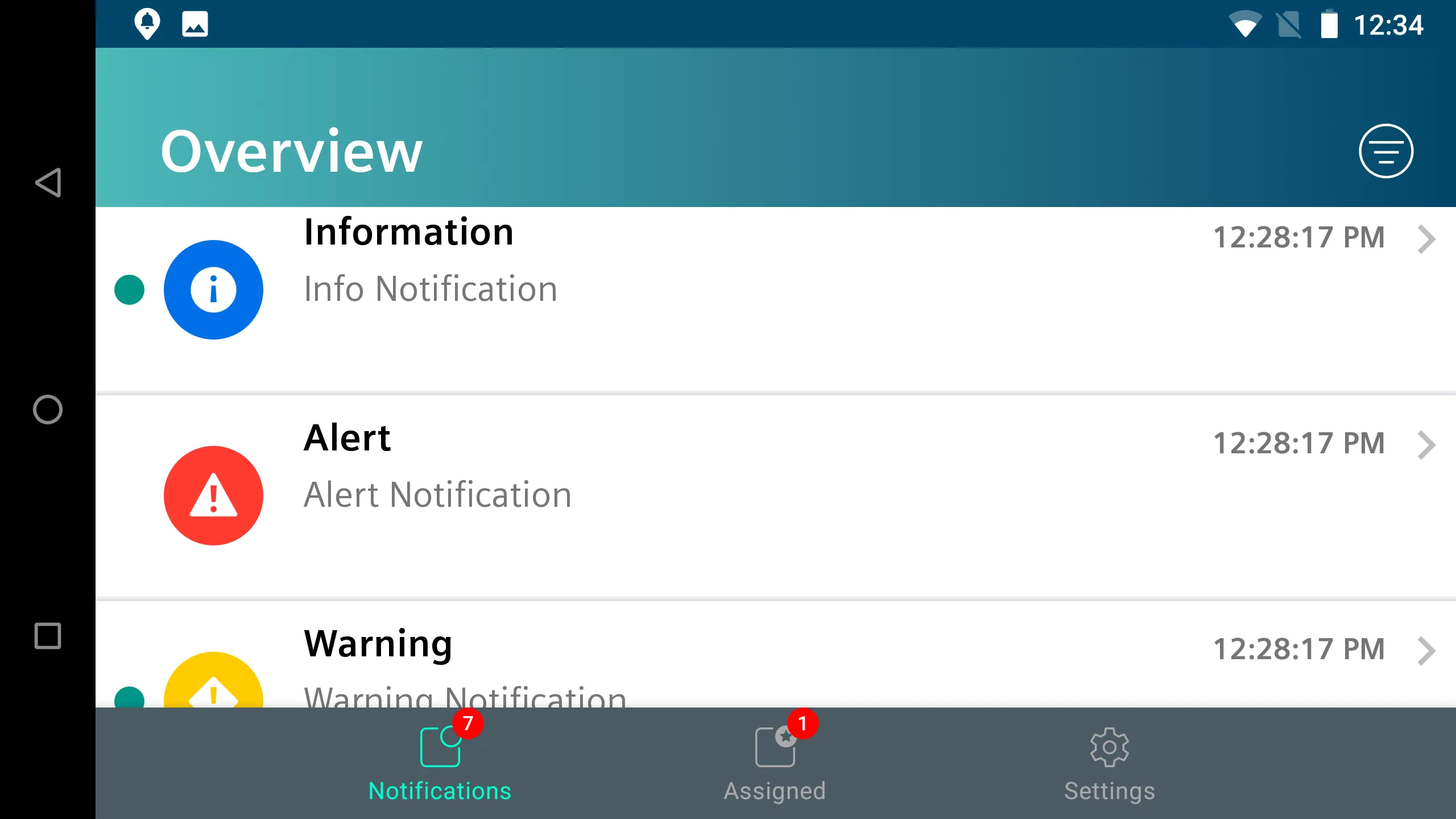 SIMATIC Notifier | Indus Appstore | Screenshot