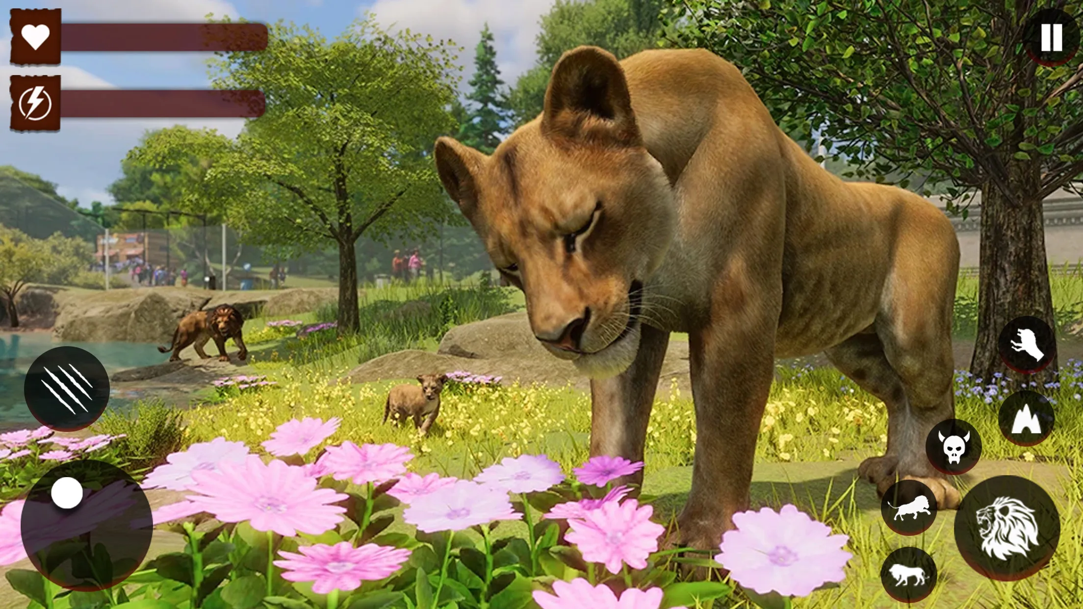 Wild Lion family simulator | Indus Appstore | Screenshot