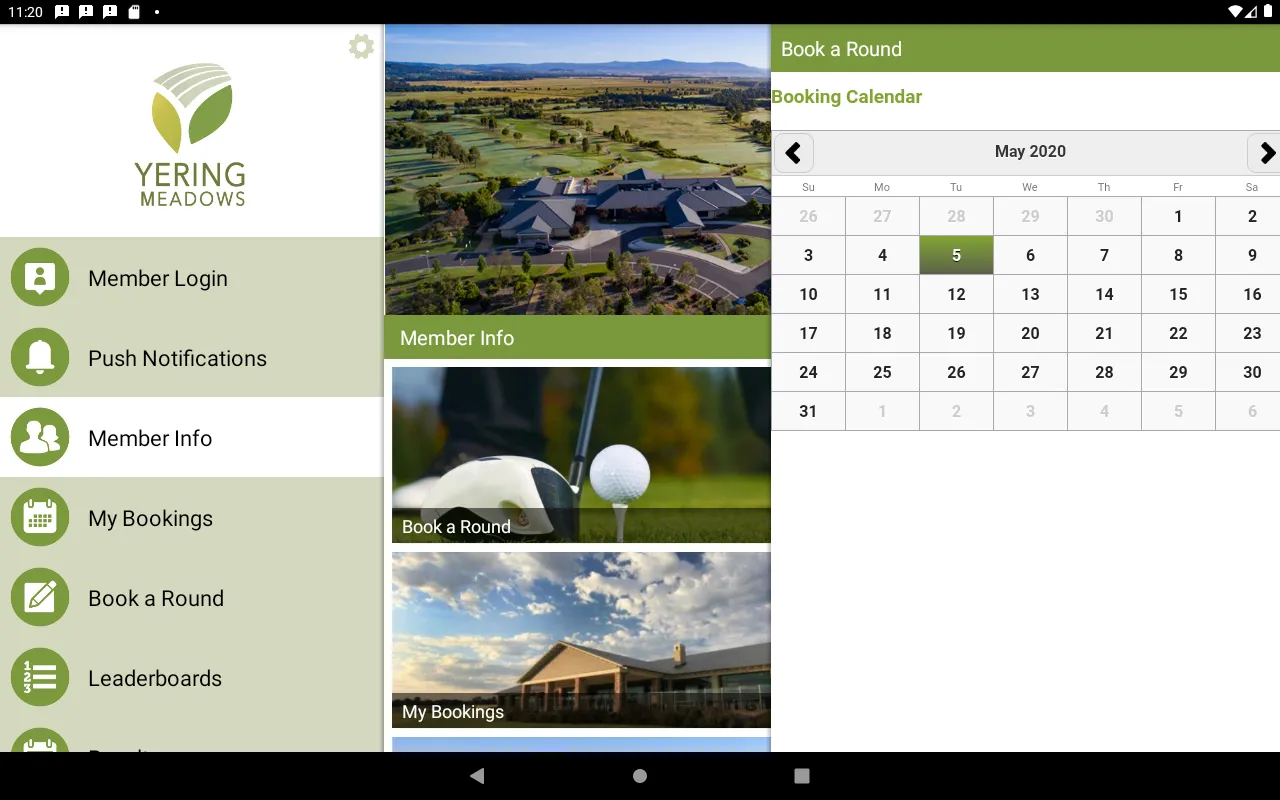 Yering Meadows Golf Club | Indus Appstore | Screenshot