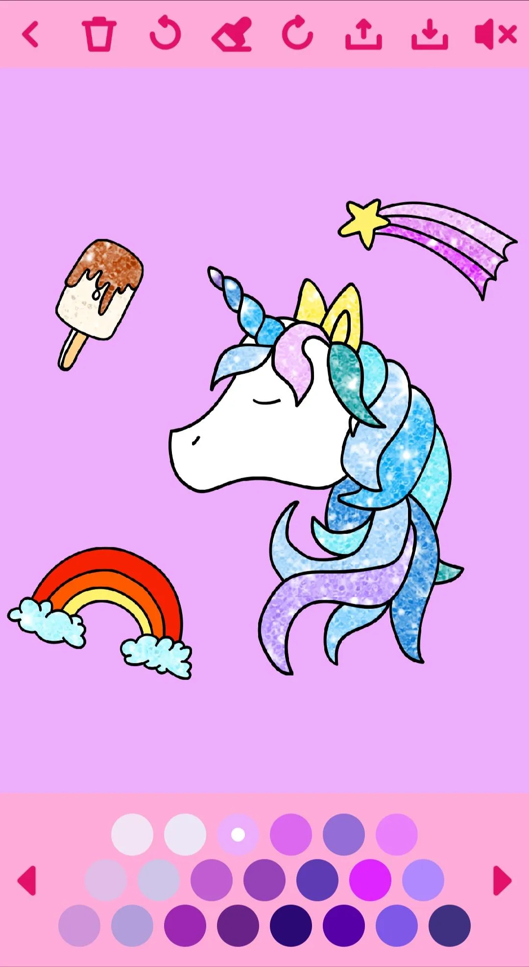 Unicorn Coloring Book | Indus Appstore | Screenshot