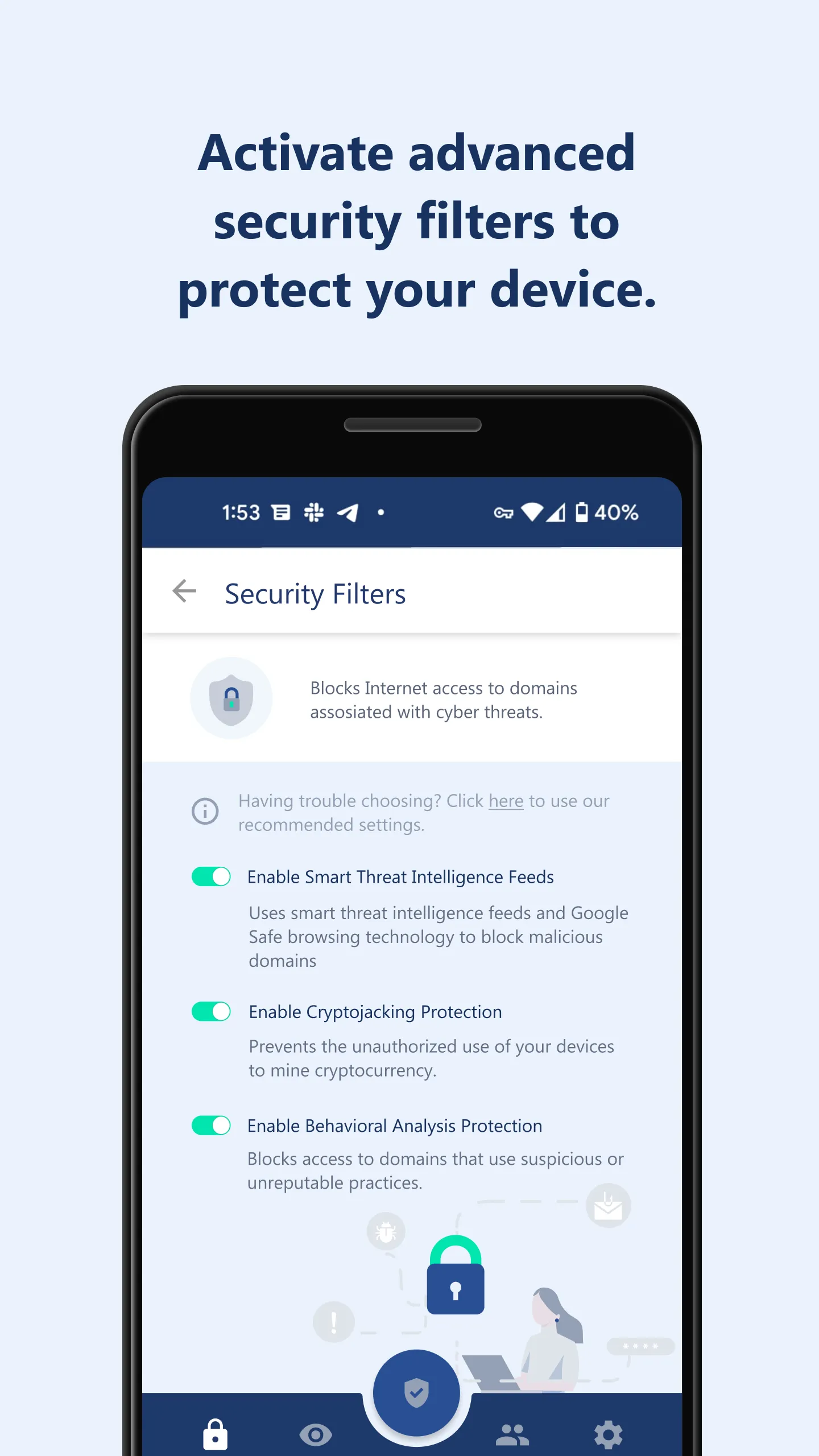 Safer Web - online protection | Indus Appstore | Screenshot