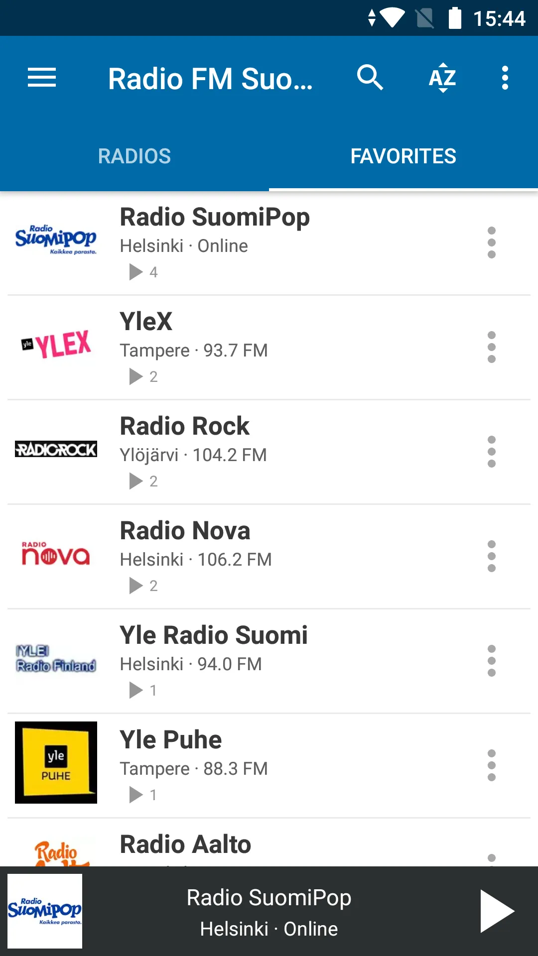 Radio Suomi (Finland) | Indus Appstore | Screenshot