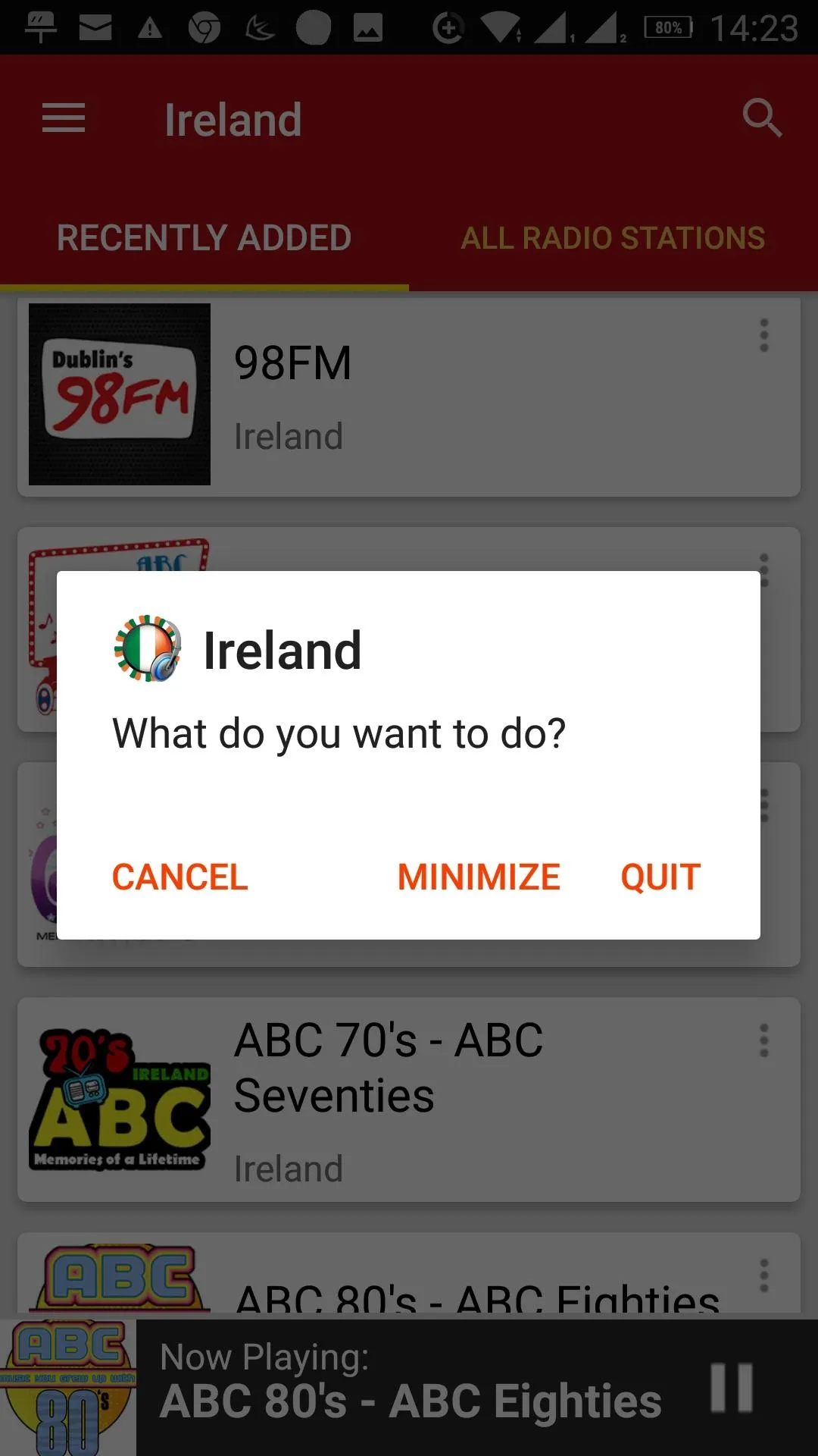 Ireland Radio Stations | Indus Appstore | Screenshot