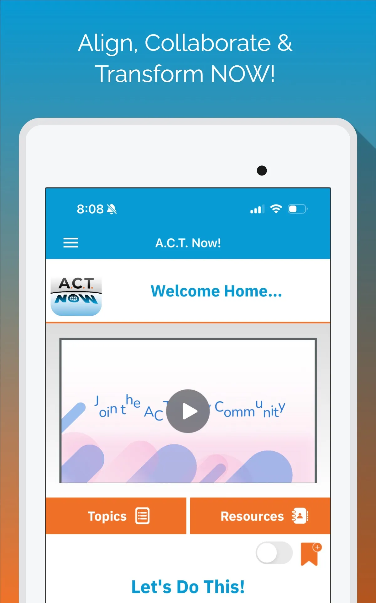 A.C.T. NOW | Indus Appstore | Screenshot