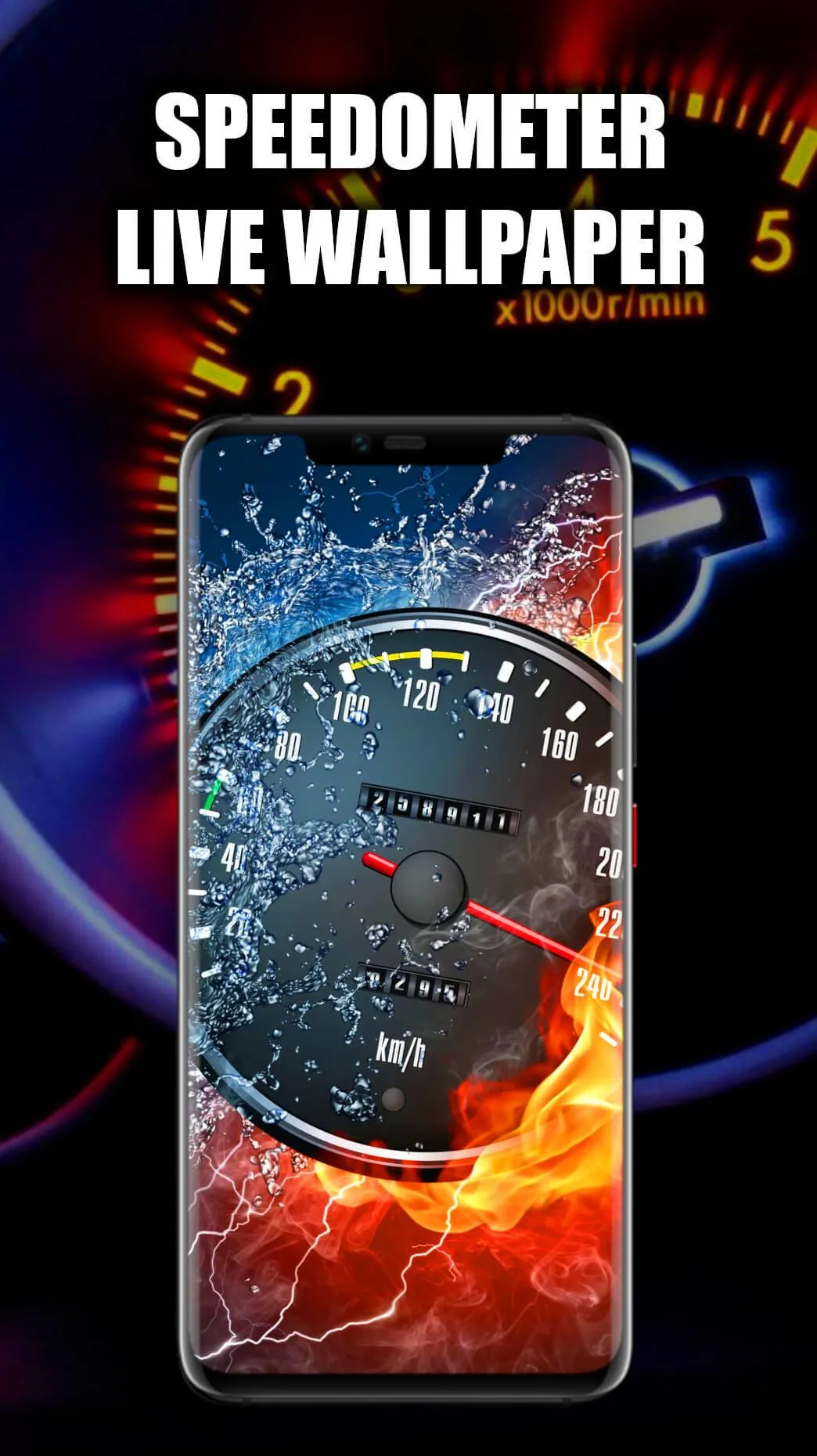 Speedometer Wallpaper Live HD | Indus Appstore | Screenshot