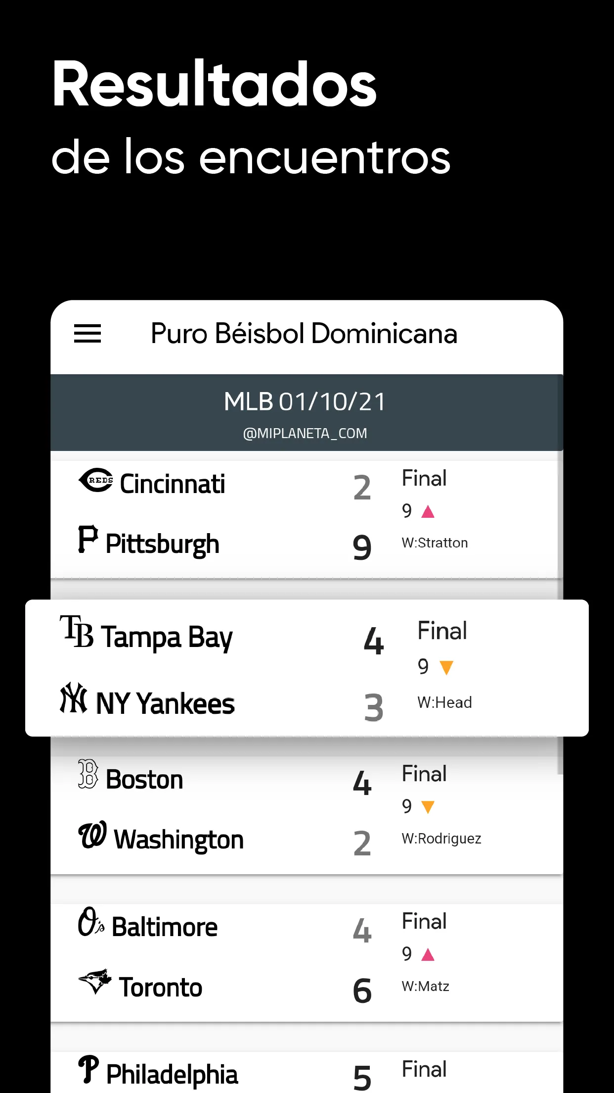 Puro Béisbol Dominicana | Indus Appstore | Screenshot