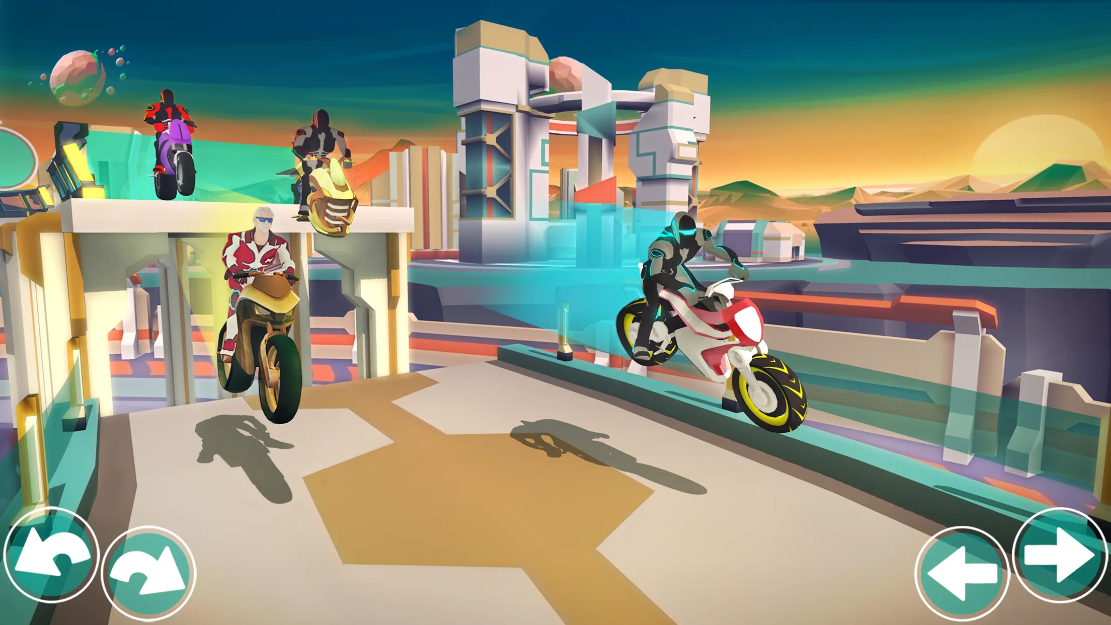 Gravity Rider: Space Bike Race | Indus Appstore | Screenshot