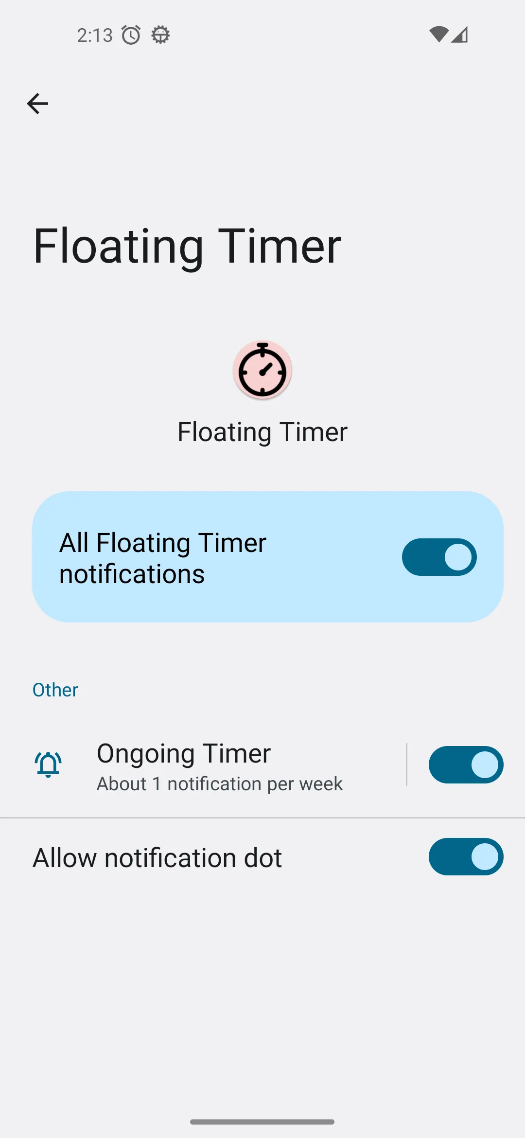 Floating Timer | Indus Appstore | Screenshot