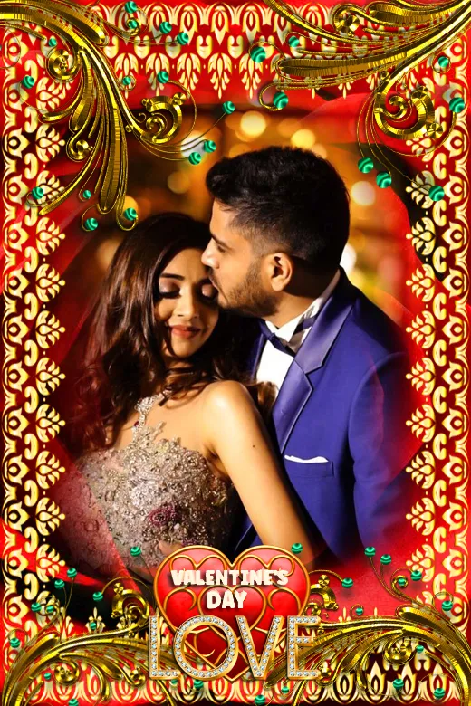 Valentine Day Photo Frame 2024 | Indus Appstore | Screenshot