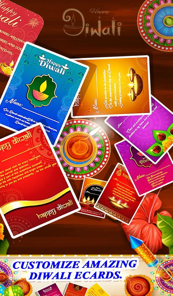 Diwali Celebration eCard Maker | Indus Appstore | Screenshot