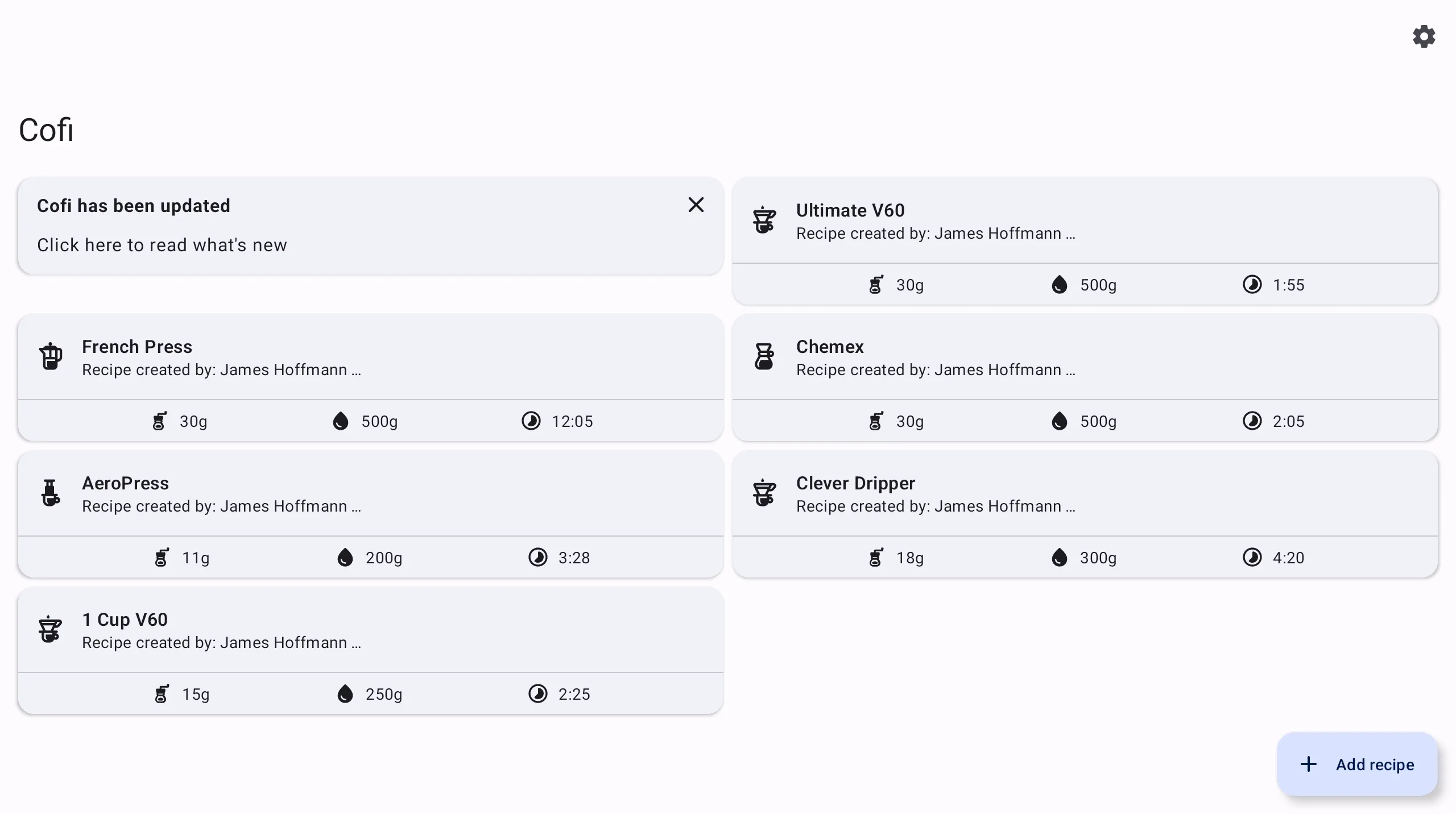 Cofi - Brew Timer | Indus Appstore | Screenshot