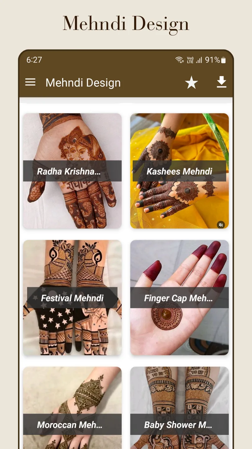 Mehndi Design 2025 | Indus Appstore | Screenshot