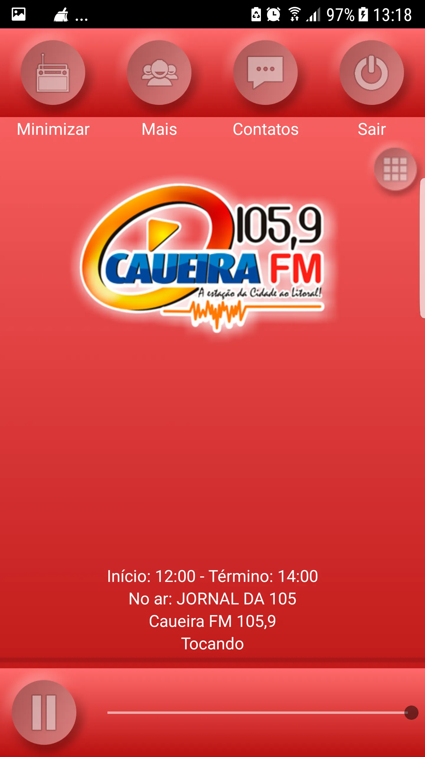 Caueira FM 105,9 | Indus Appstore | Screenshot