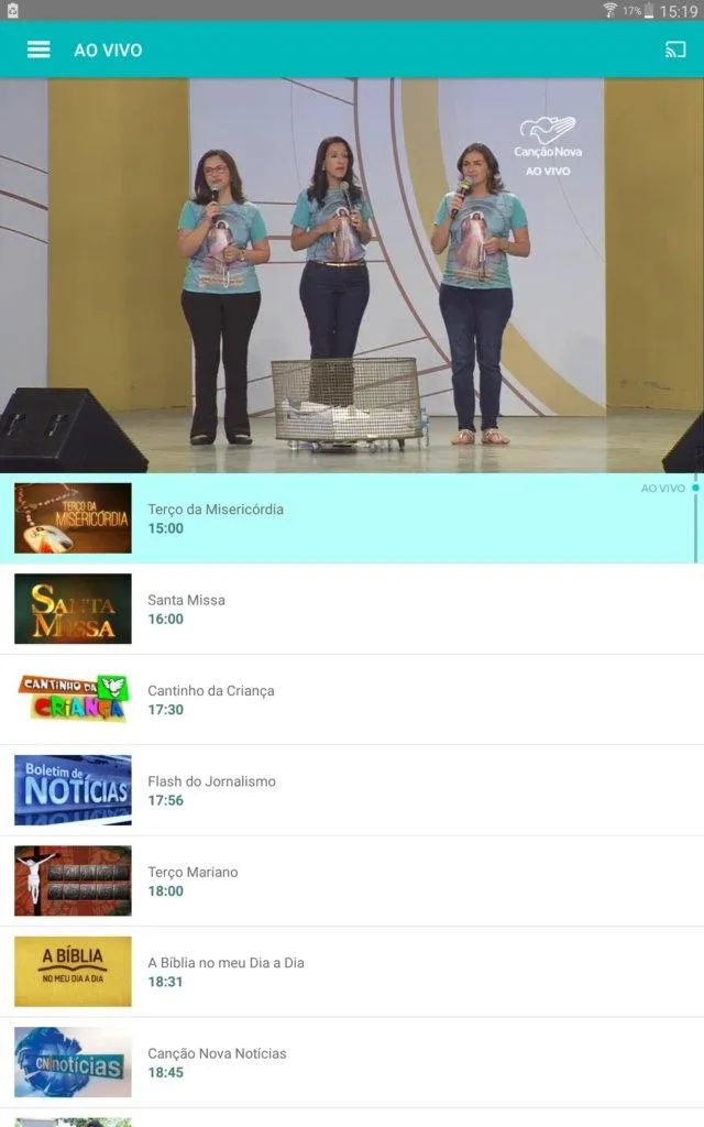 TV Canção Nova | Indus Appstore | Screenshot