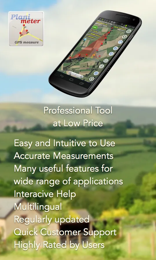 Planimeter Area Measure Guide | Indus Appstore | Screenshot