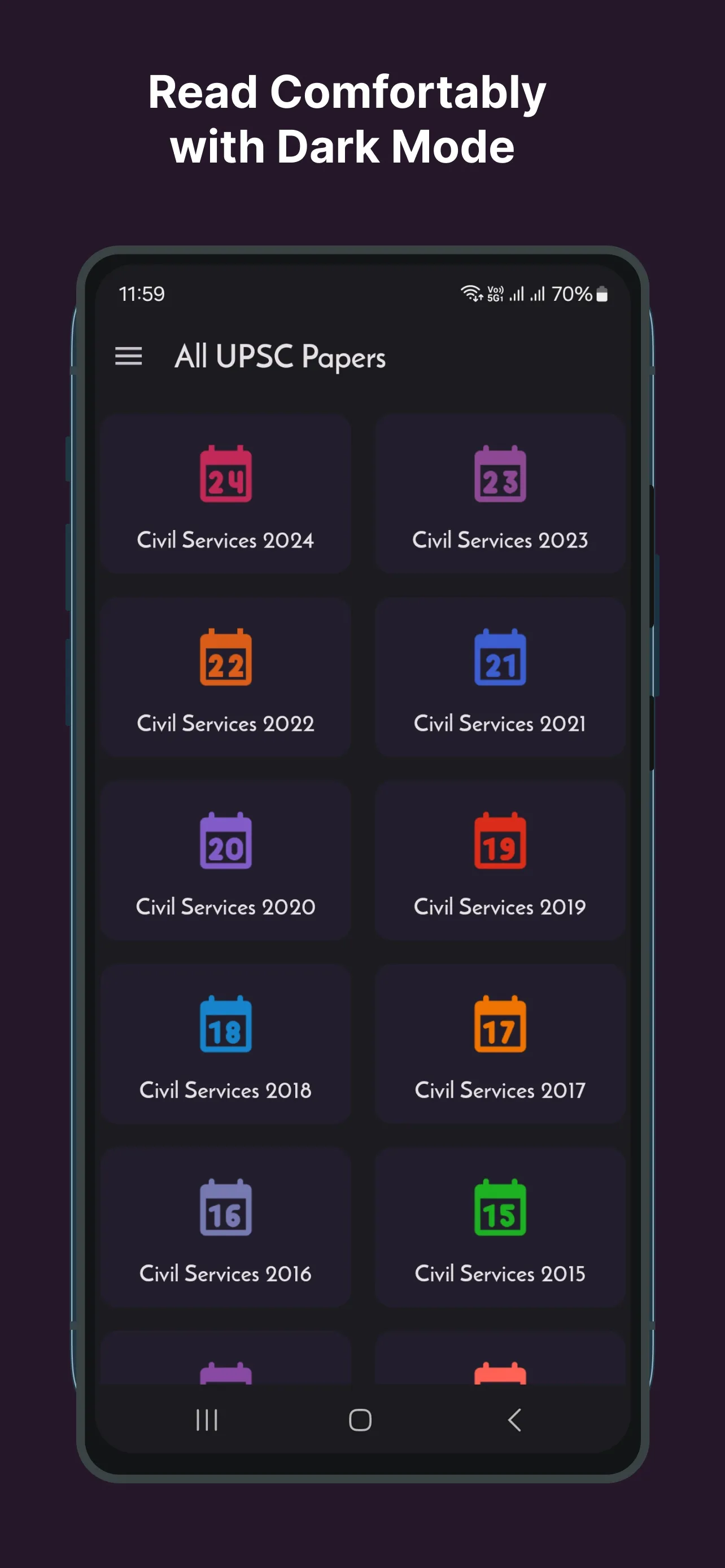 All UPSC Papers Prelims & Main | Indus Appstore | Screenshot