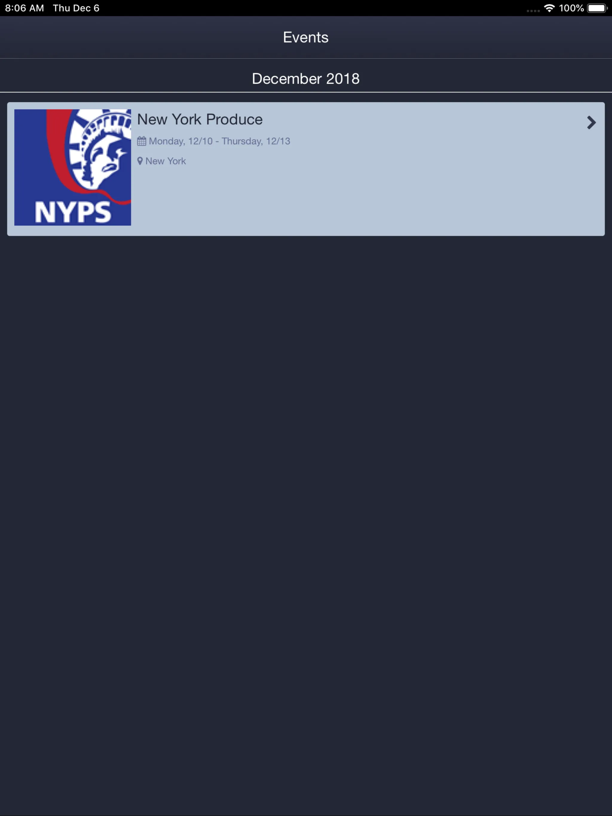 New York Produce Show | Indus Appstore | Screenshot