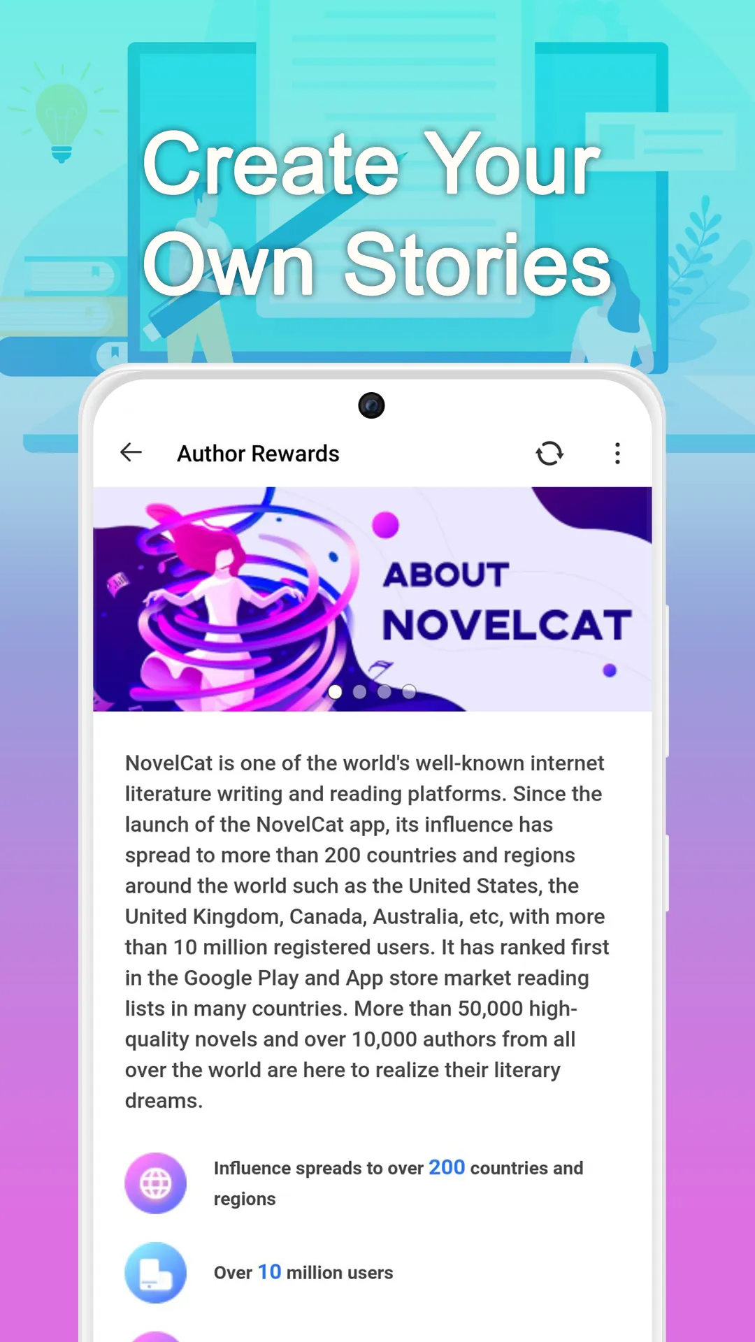 NovelCat - Reading & Writing | Indus Appstore | Screenshot