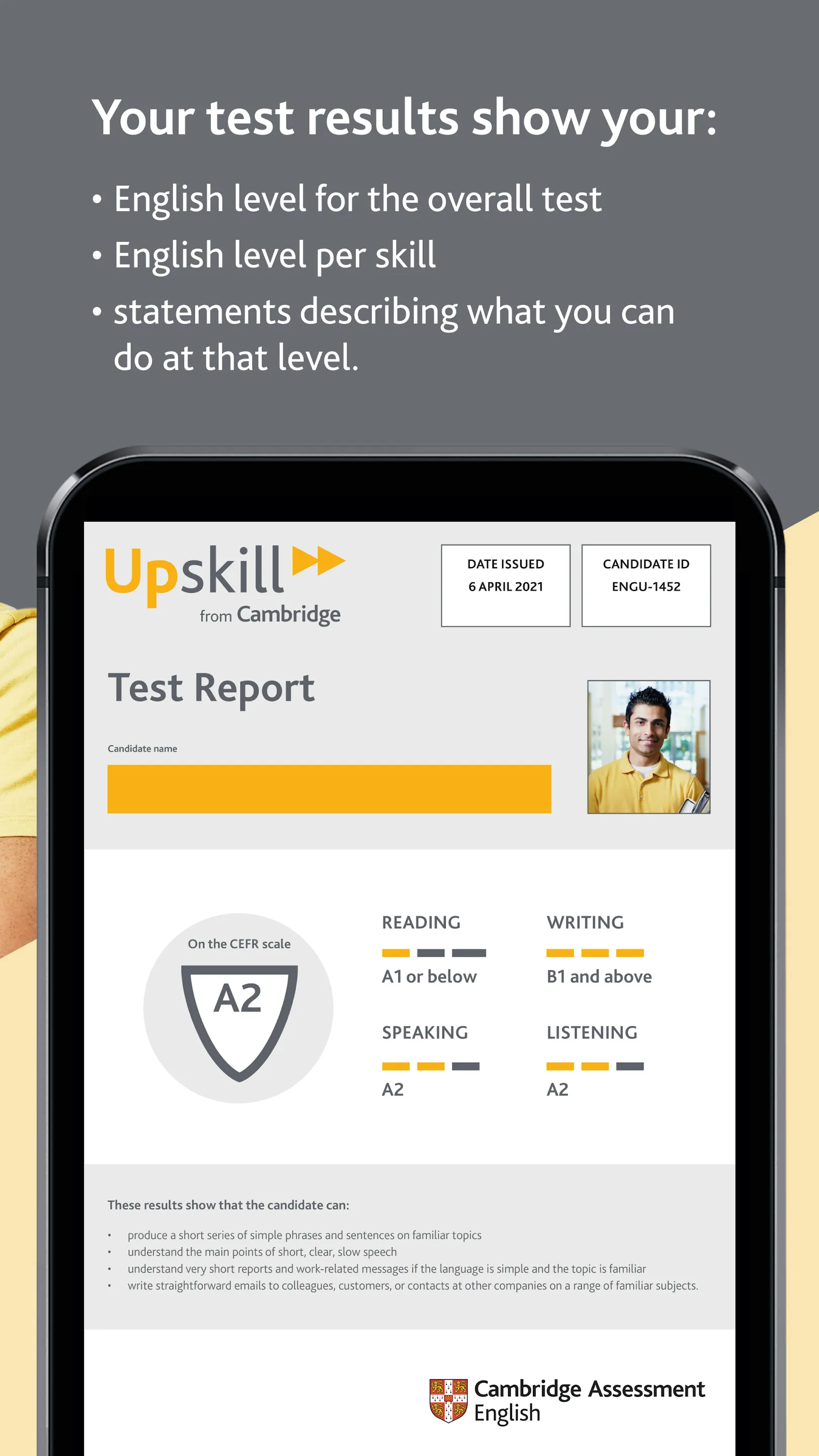 Upskill: English test | Indus Appstore | Screenshot